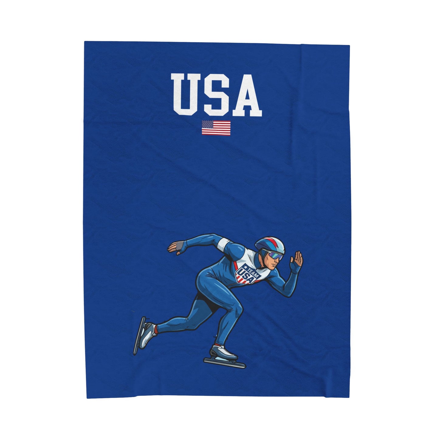 Princess Grace  TEAM USA  Velveteen Plush Blanket