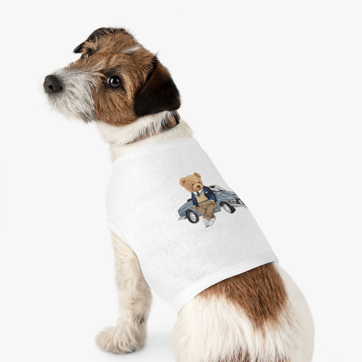 Princess Grace  CUTE Cool Vintage Bear Pet Tank Top  Cute Dog Apparel for Retro Vibes