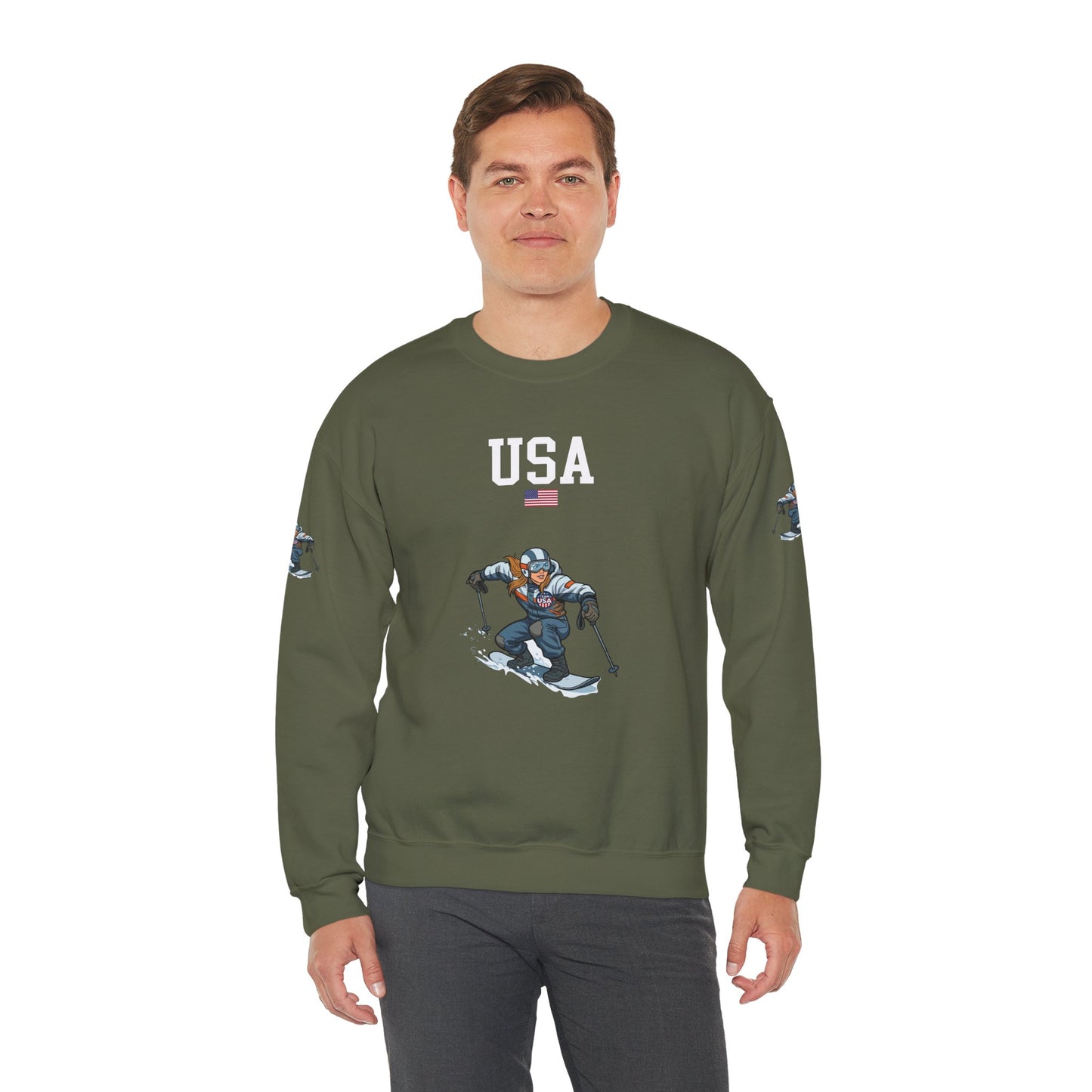 Princess Grace  TEAM USA  Unisex Heavy Blend  Crewneck Sweatshirt