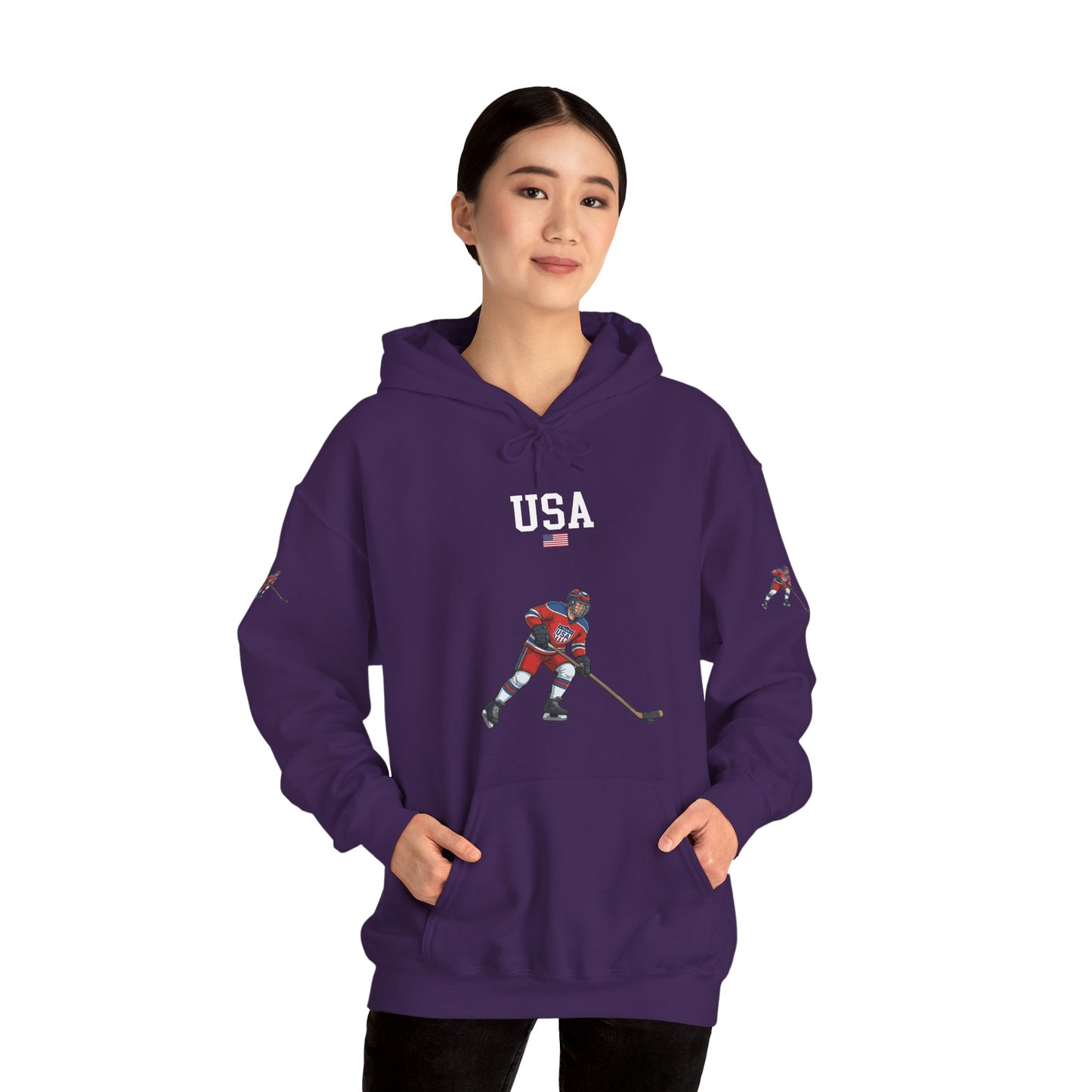 Princess Grace  TEAM USA  Unisex Heavy Blend Hooded Sweatshirt