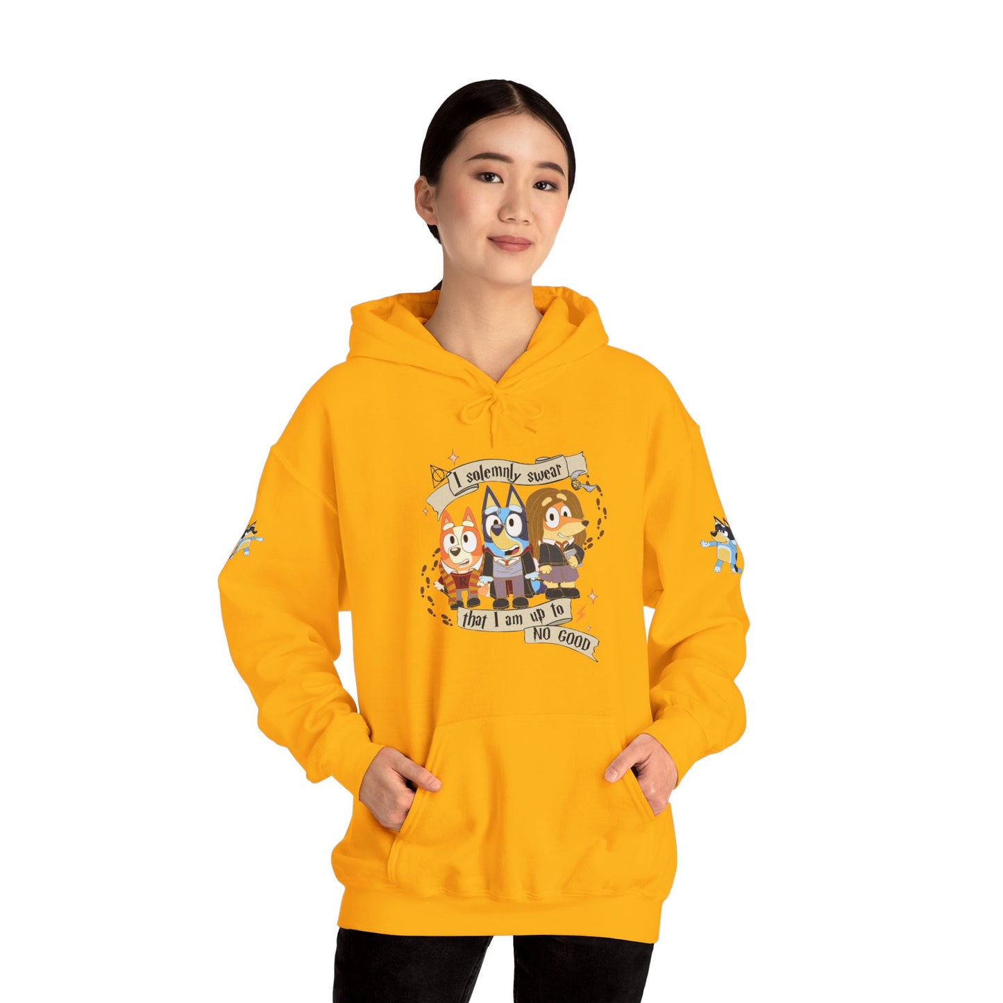 Princess Grace  Bluey  I Sincerely Sweet! Unisex Heavy Blend Hooded Sweatshirt for Fun Loving Fans