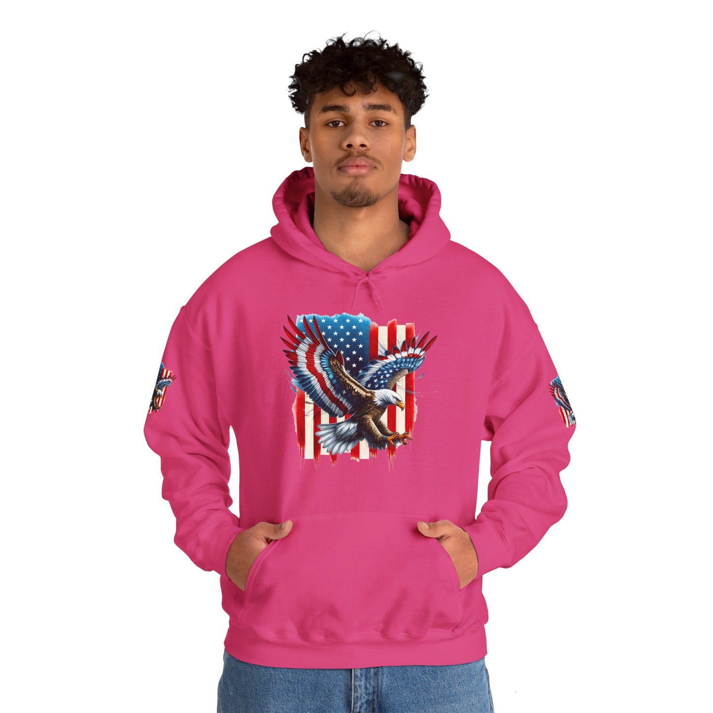 Princess Grace Patriotic Unisex Heavy Blend Hooded Sweatshirt