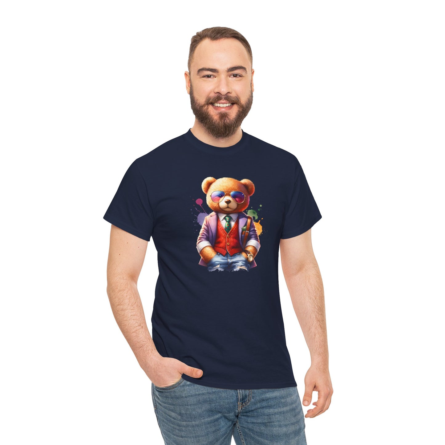 Princess Grace  Trendy Teddy Bear Graphic Unisex Heavy Cotton Tee