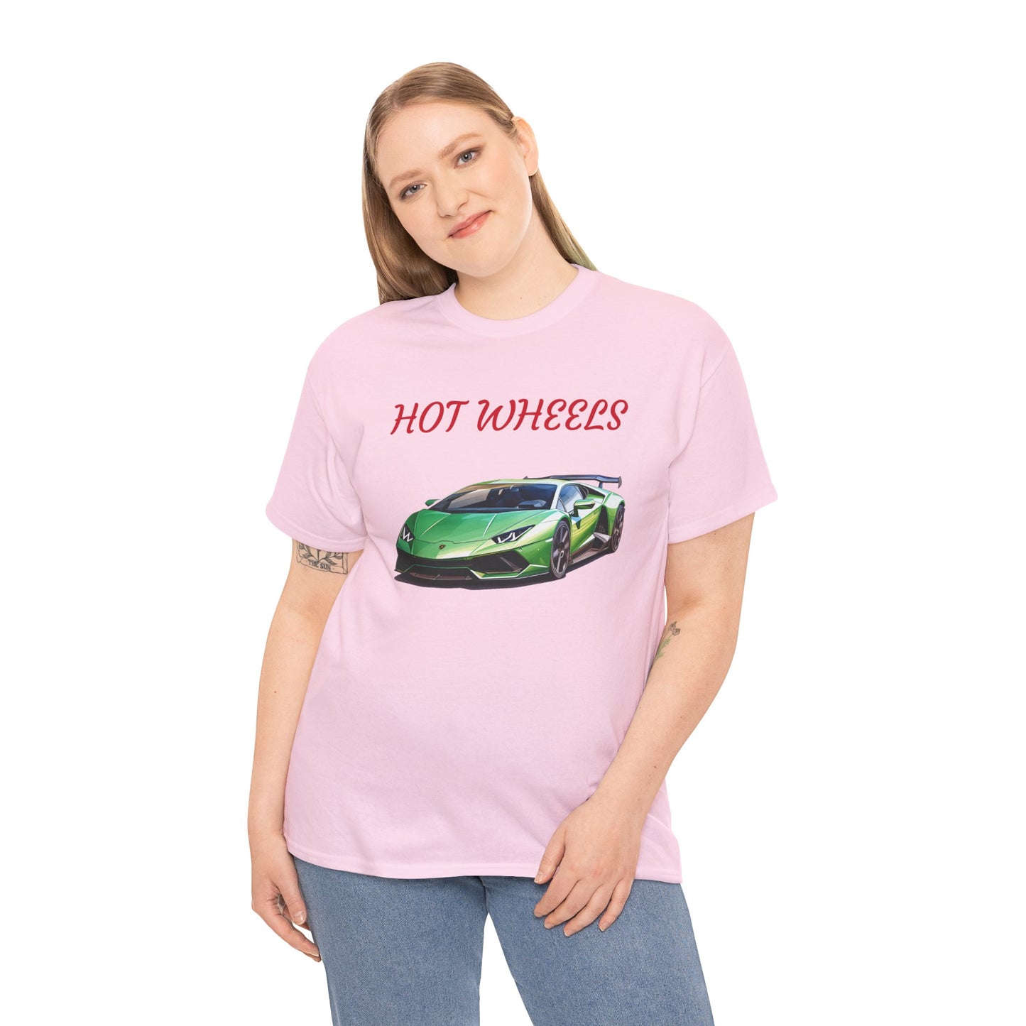 Princess Grace  Hot Wheels Unisex Heavy Cotton Tee Car Enthusiast Graphic T-Shirt