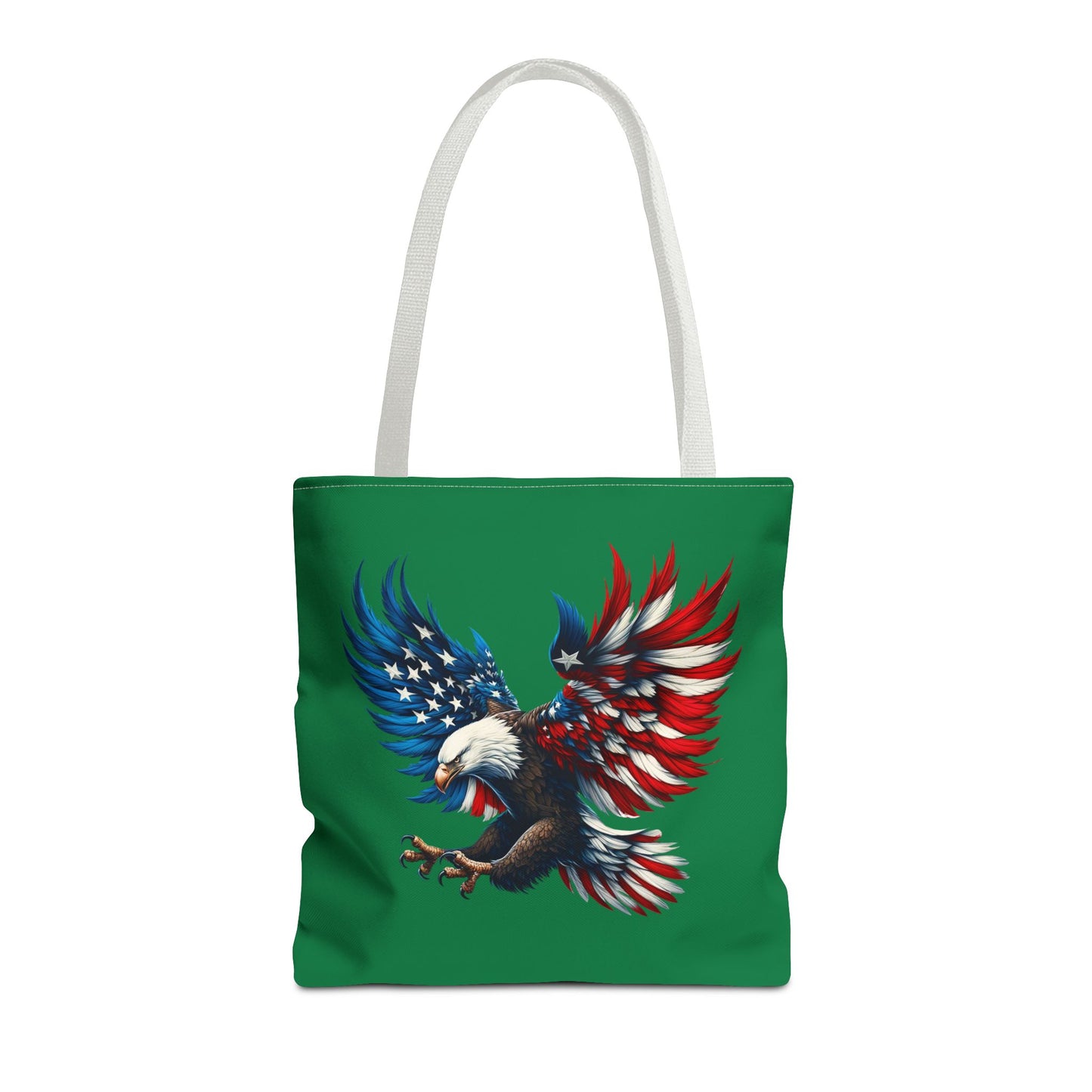 Princess Grace  Patriotic Eagle Tote Bag USA Flag Design for Independence Day