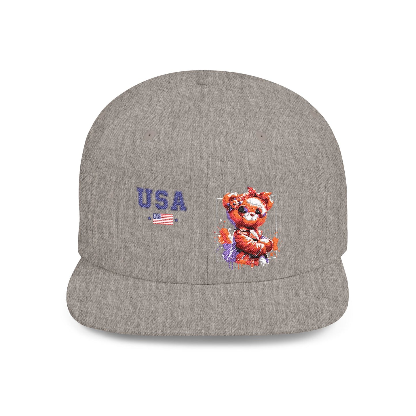 Princess Grace  TEAM USA  Flat Bill Snapback Hat