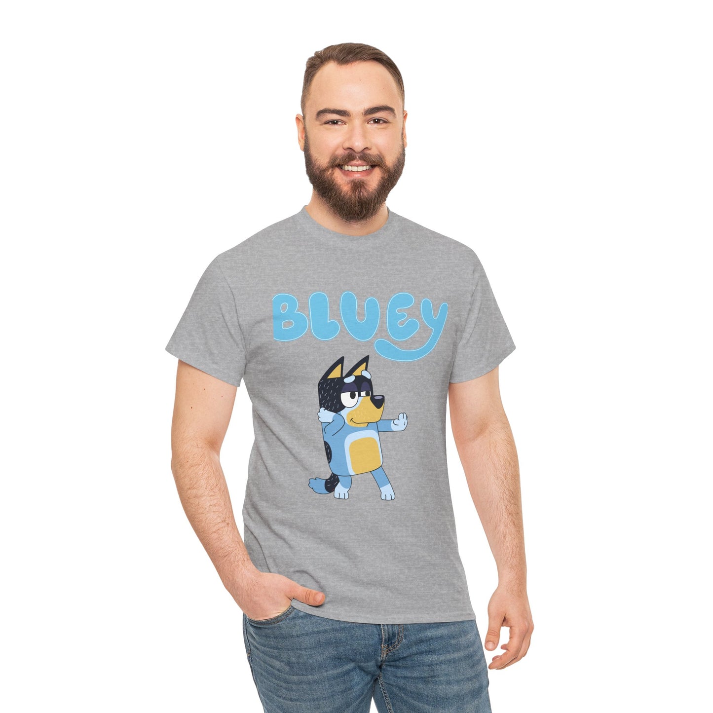 Princess Grace  Bluey Unisex Heavy Cotton Tee  Fun & Playful Kids Shirt