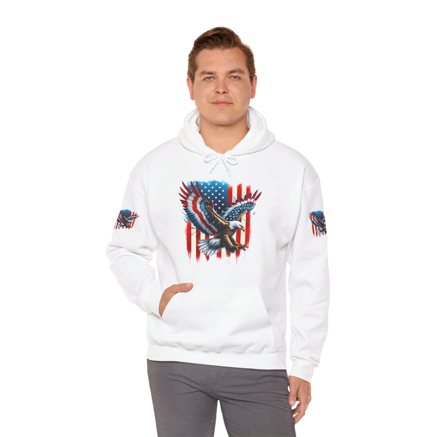 Princess Grace Patriotic Unisex Heavy Blend Hooded Sweatshirt