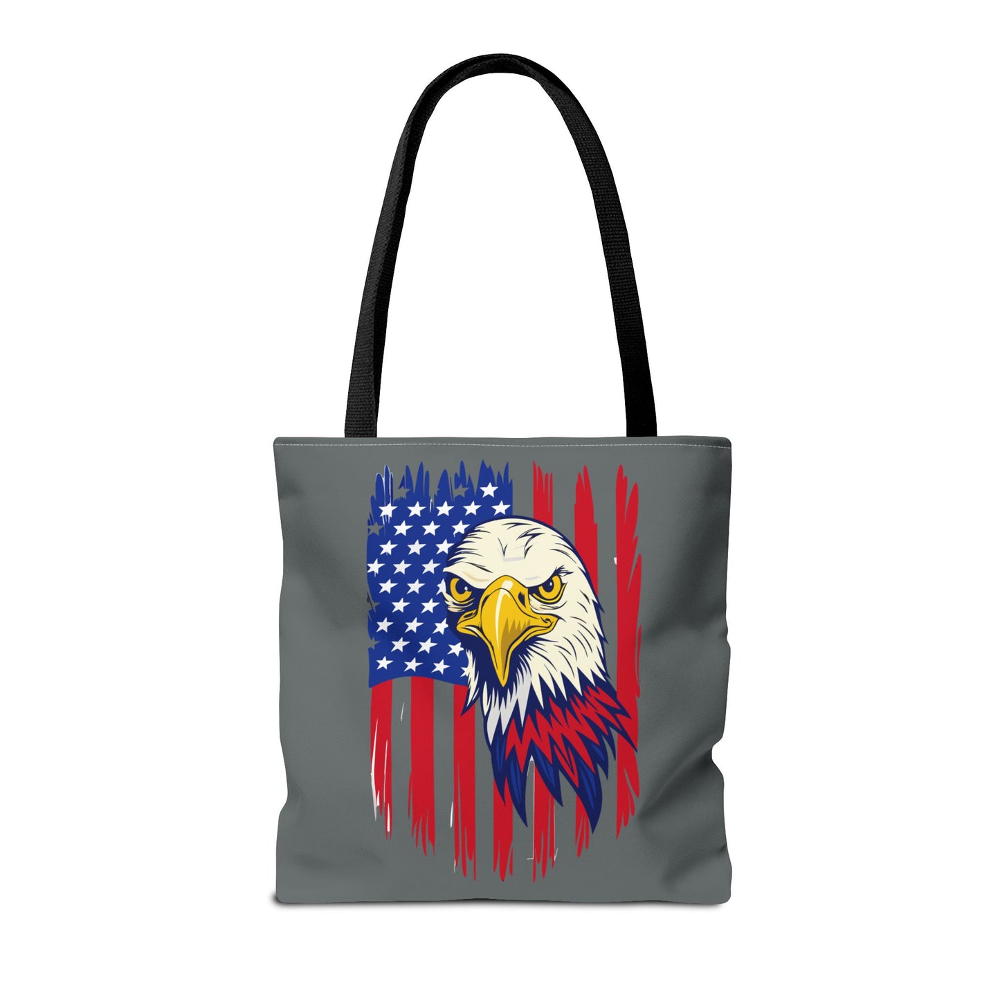 Princess Grace  Patriotic Eagle Tote Bag  American Flag Design