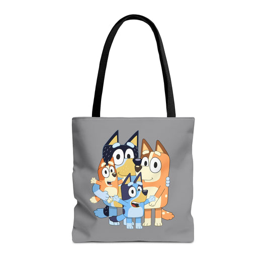 Princess Grace  Cute Family Dogs Tote Bag Perfect for Dog Lovers and Kids Activities