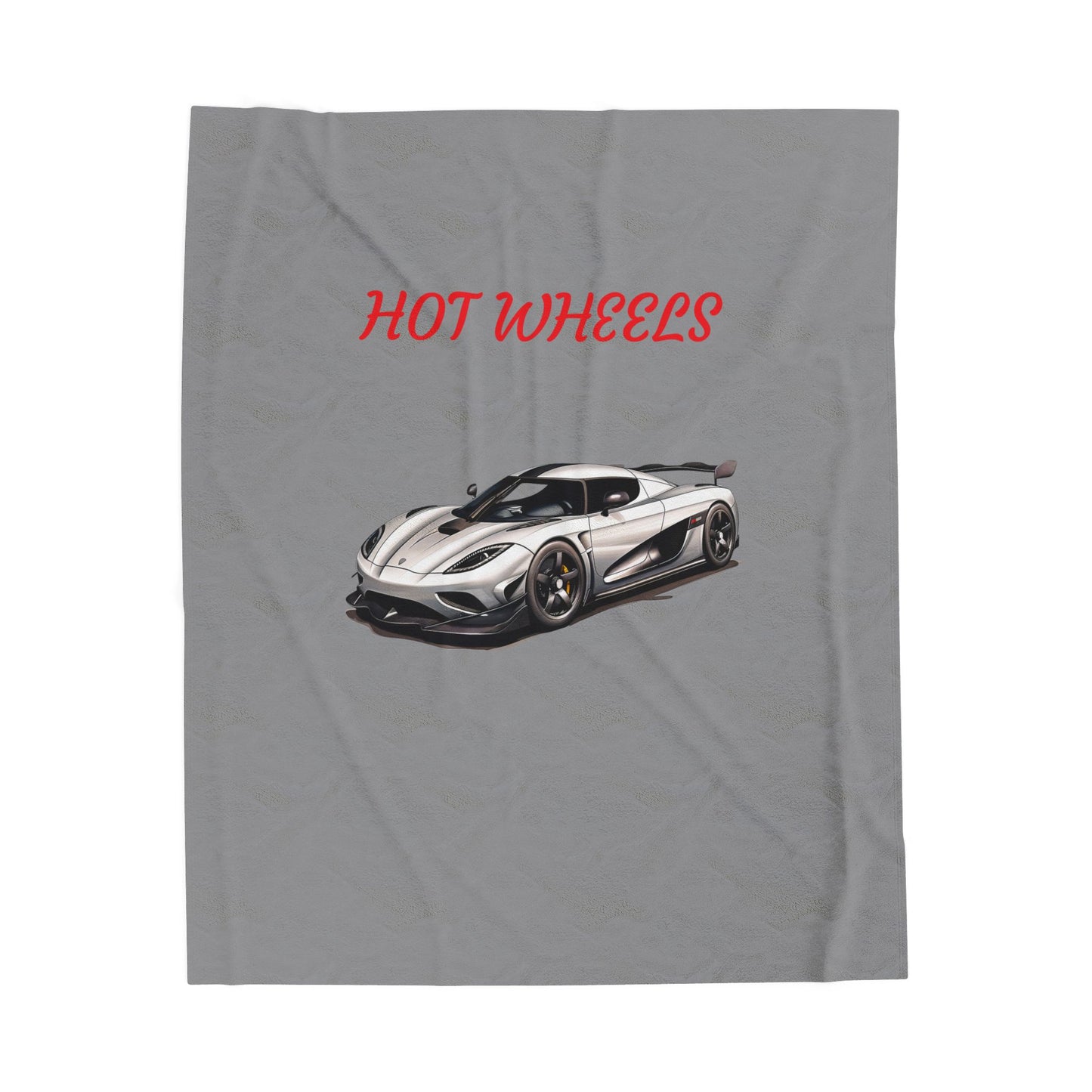 Princess Grace  Hot Wheels Velveteen Plush Blanket  Soft & Cozy Car Themed Throw for Kids and Car Enthusiasts