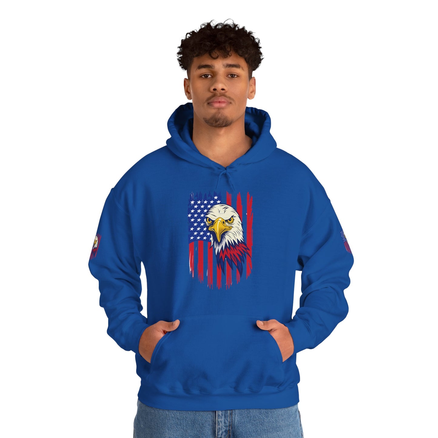 Princess Grace  Patriotic Eagle Unisex Heavy Blend Hoodie