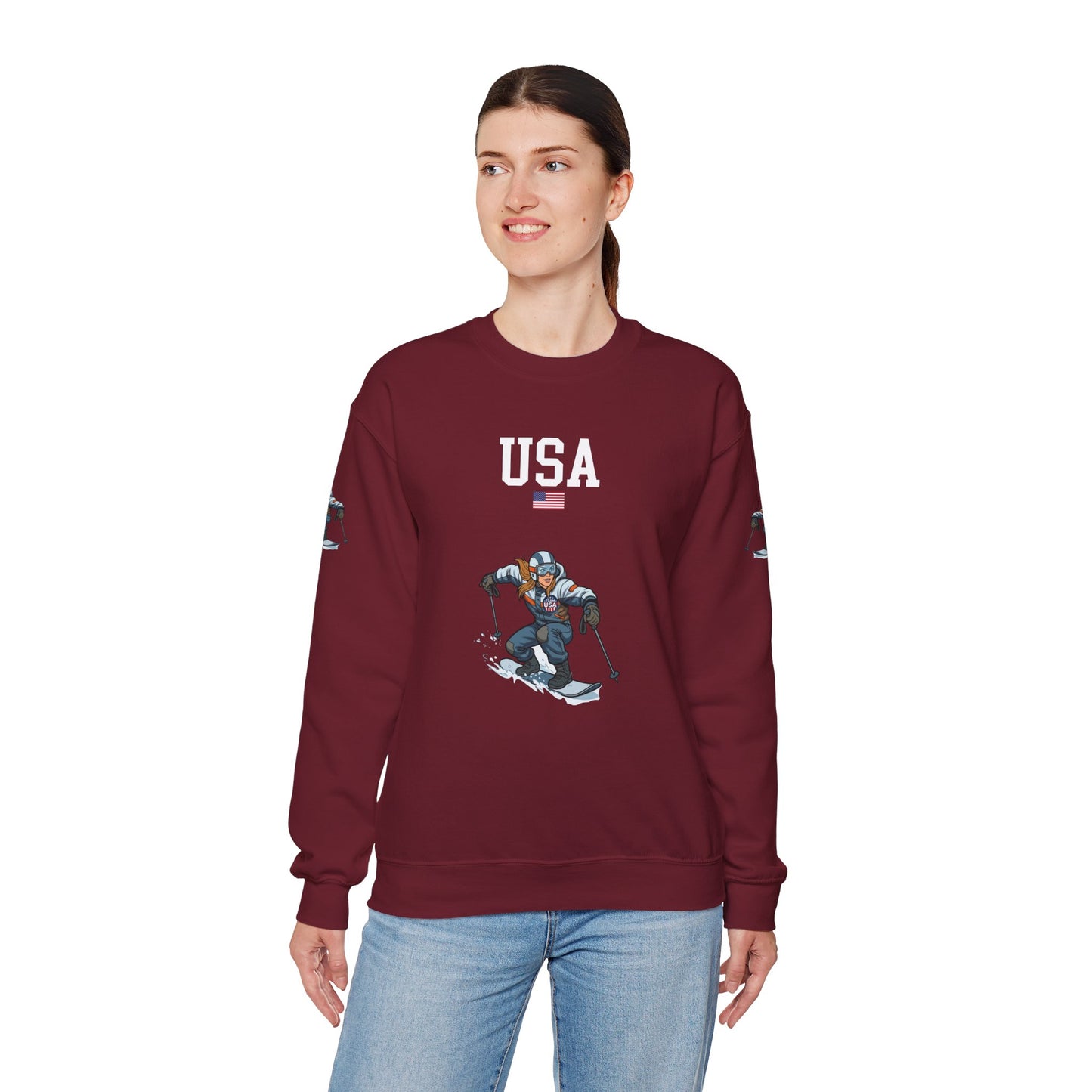 Princess Grace  TEAM USA  Unisex Heavy Blend  Crewneck Sweatshirt