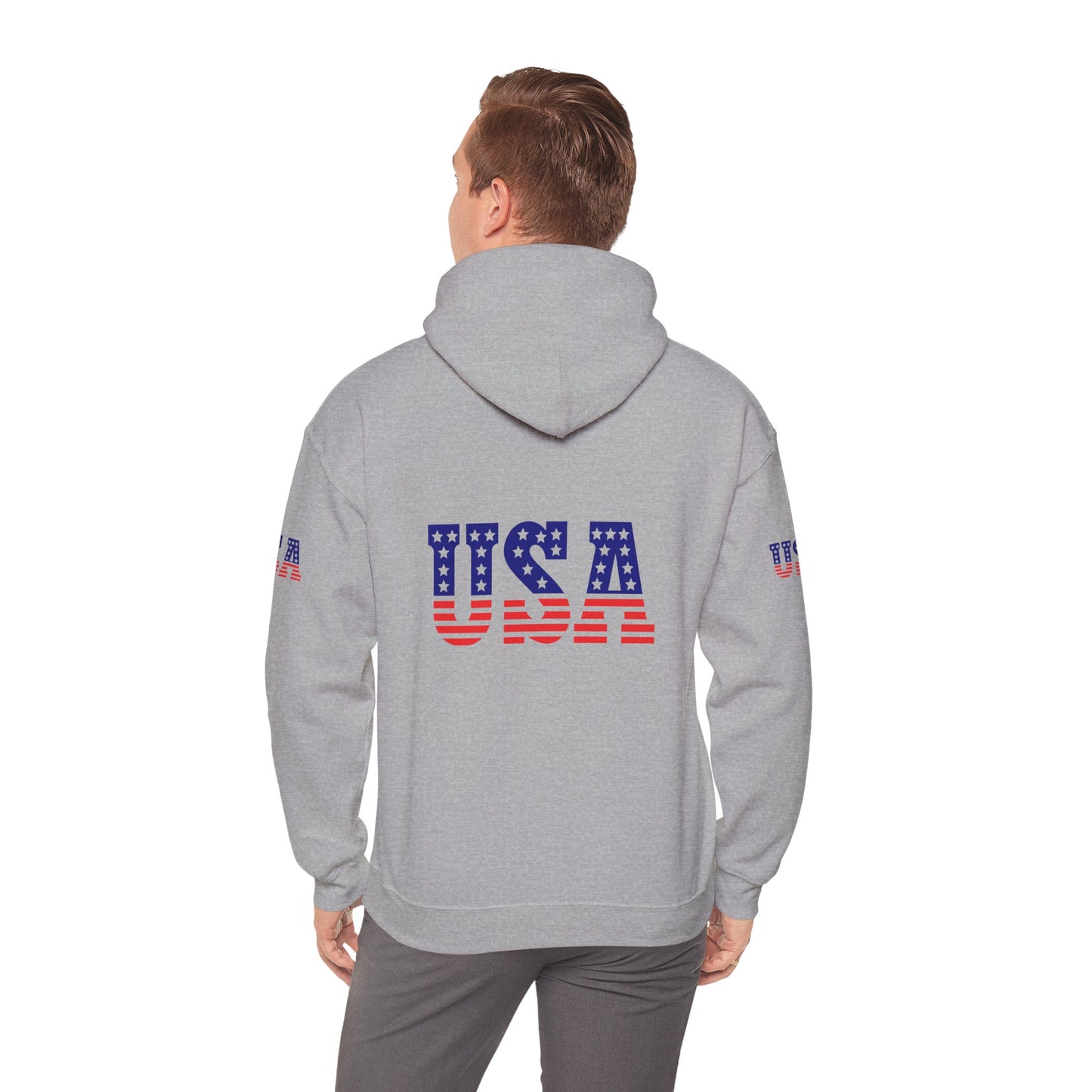 Princess Grace  TEAM USA  Unisex Heavy Blend  Hooded Sweatshirt  Patriotic Eagle Design