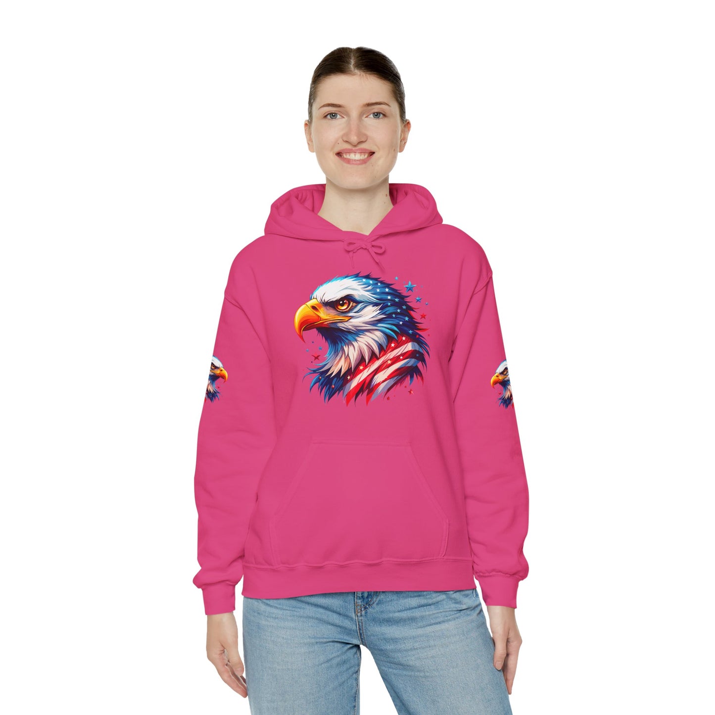 Princess Grace  American  Eagle Unisex Heavy Blend Hooded Sweatshirt
