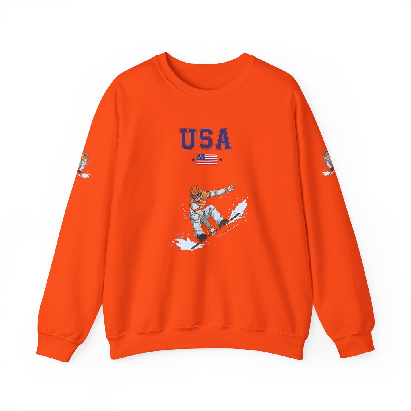 Princess Grace  TEAM USA  Snowboard Unisex Heavy Blend  Crewneck Sweatshirt