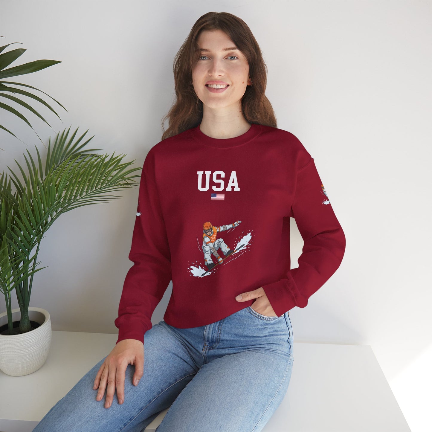 Princess Grace  TEAM USA  Unisex Heavy Blend  Crewneck Sweatshirt