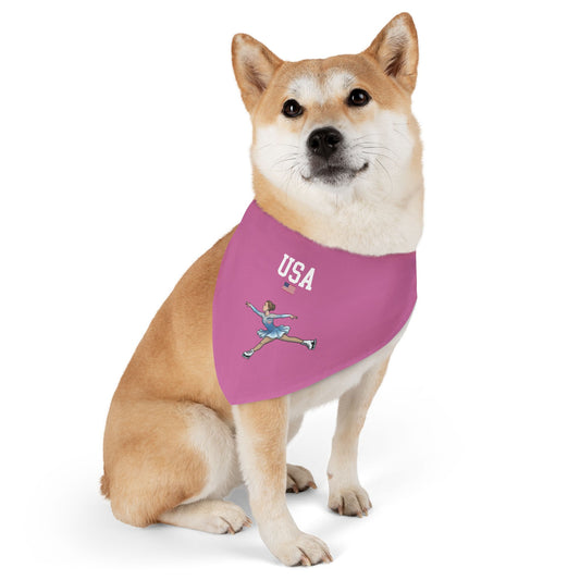 Princess Grace  TEAM USA  Pet Bandana Collar