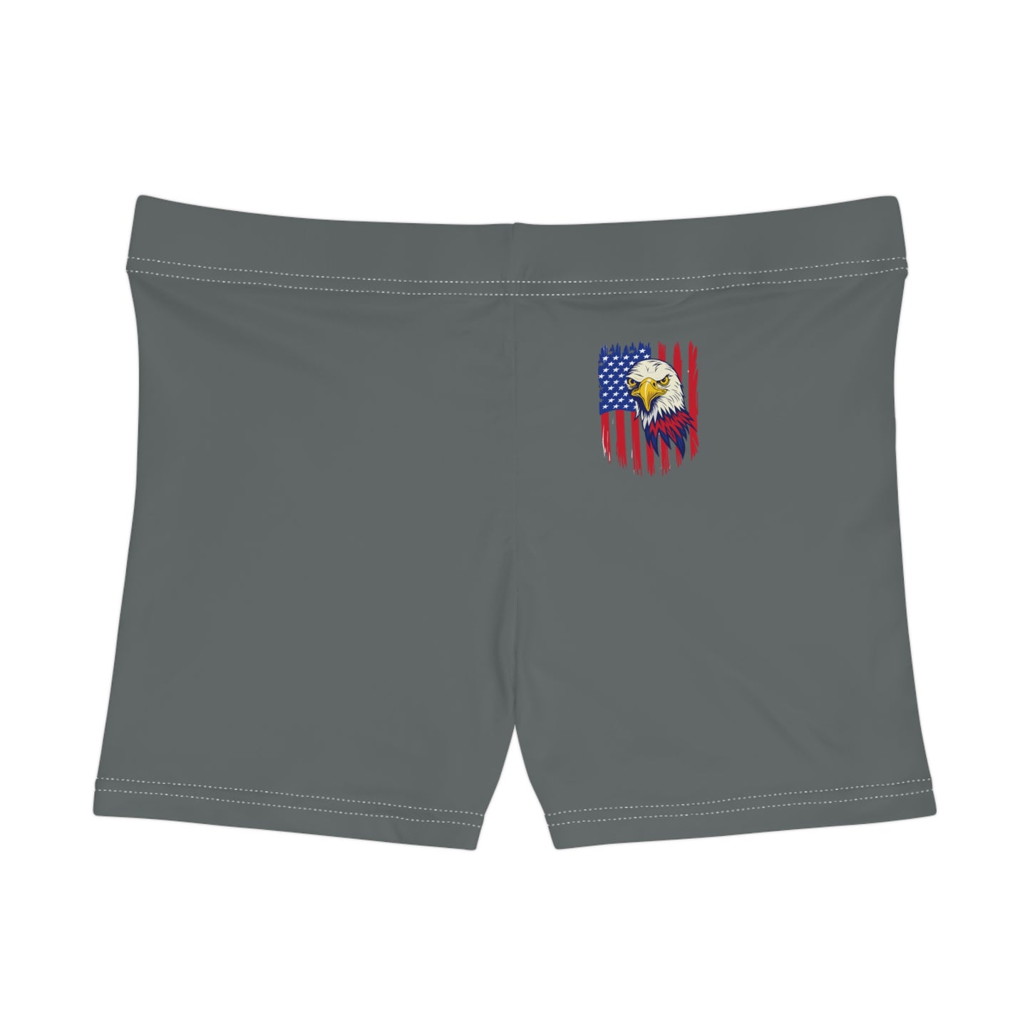 Princess Grace  Patriotic Eagle Women's Shorts  4th of July Casual Wear