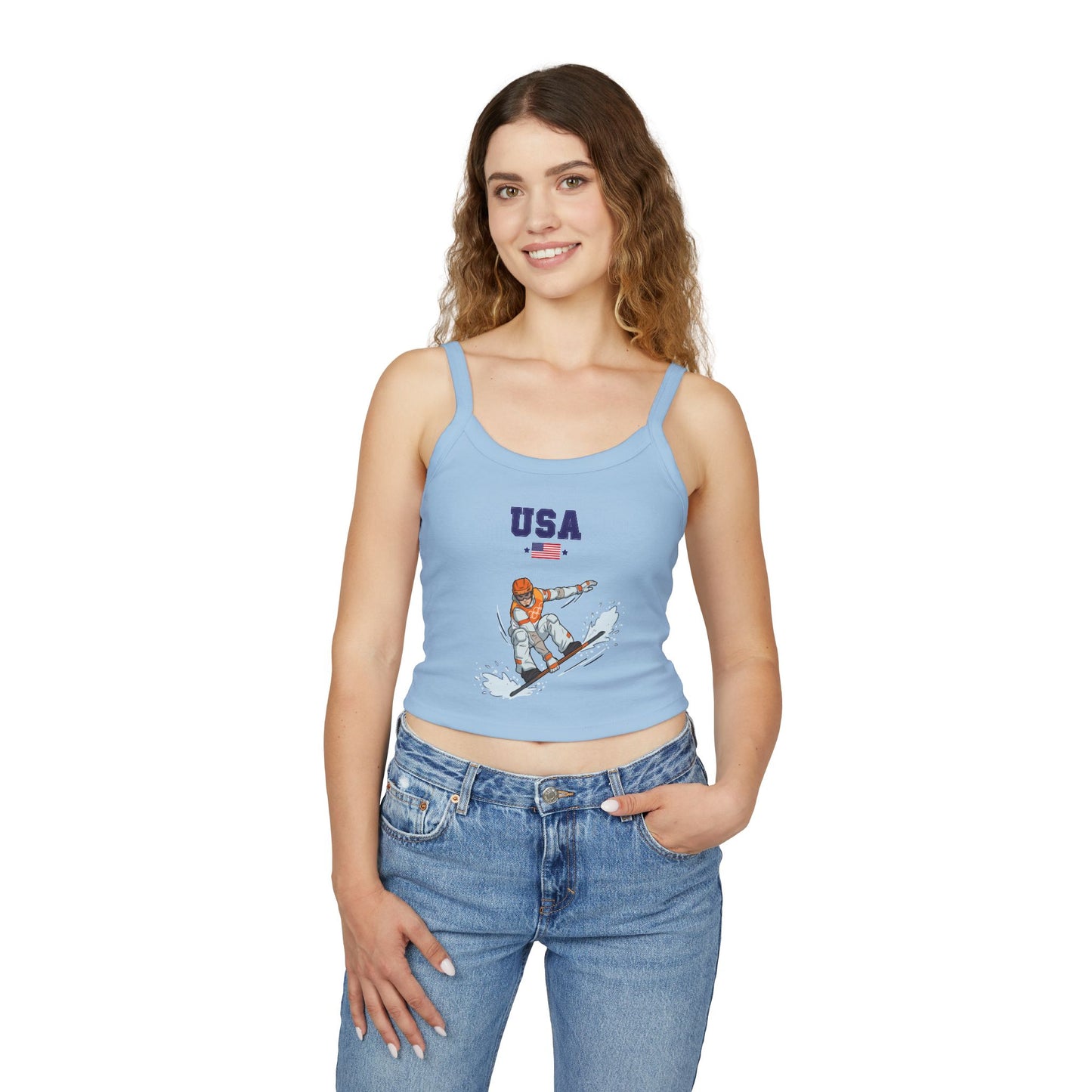 Princess Grace  TEAM USA  Women's Spaghetti Strap Tank Top