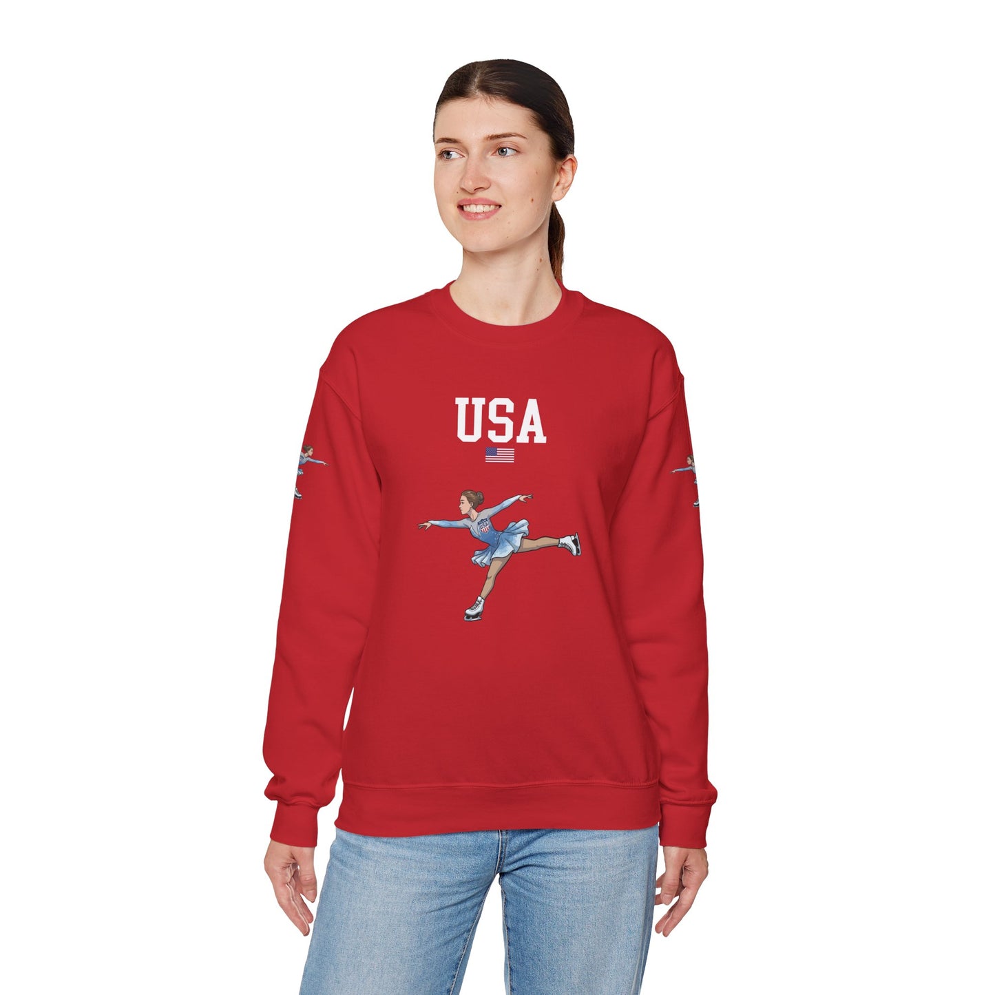 Princess Grace  TEAM USA   Unisex Heavy Blend Crewneck Sweatshirt