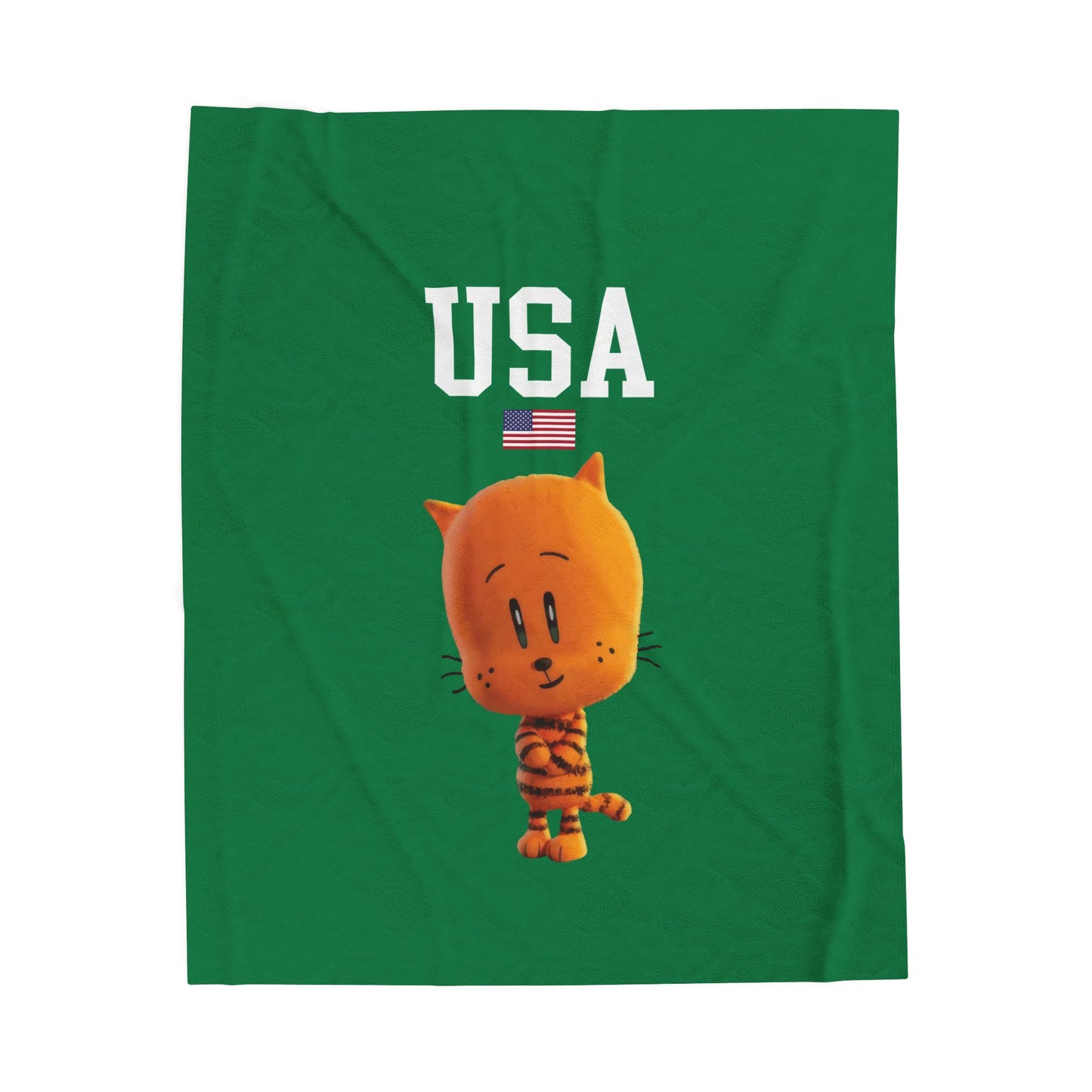 Princess Grace  TEAM USA  Velveteen Plush Blanket