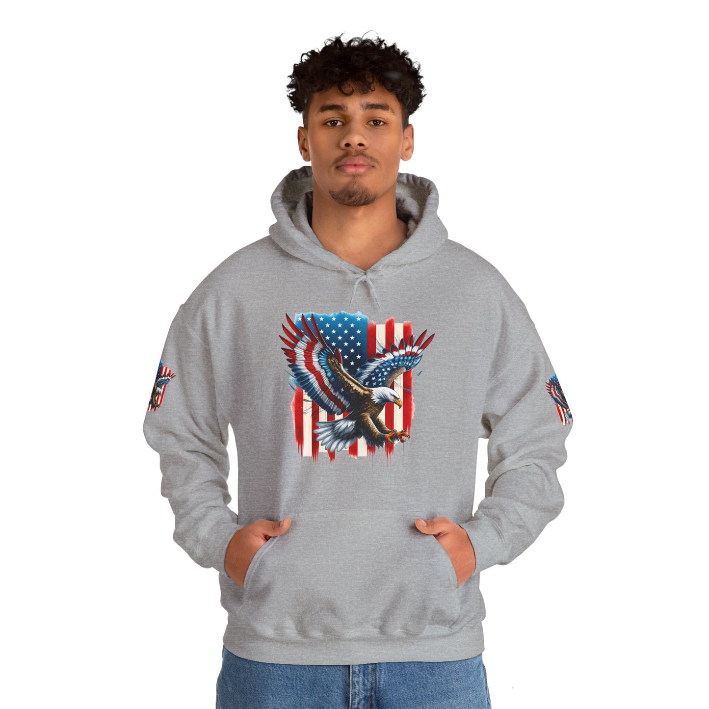 Princess Grace Patriotic Unisex Heavy Blend Hooded Sweatshirt