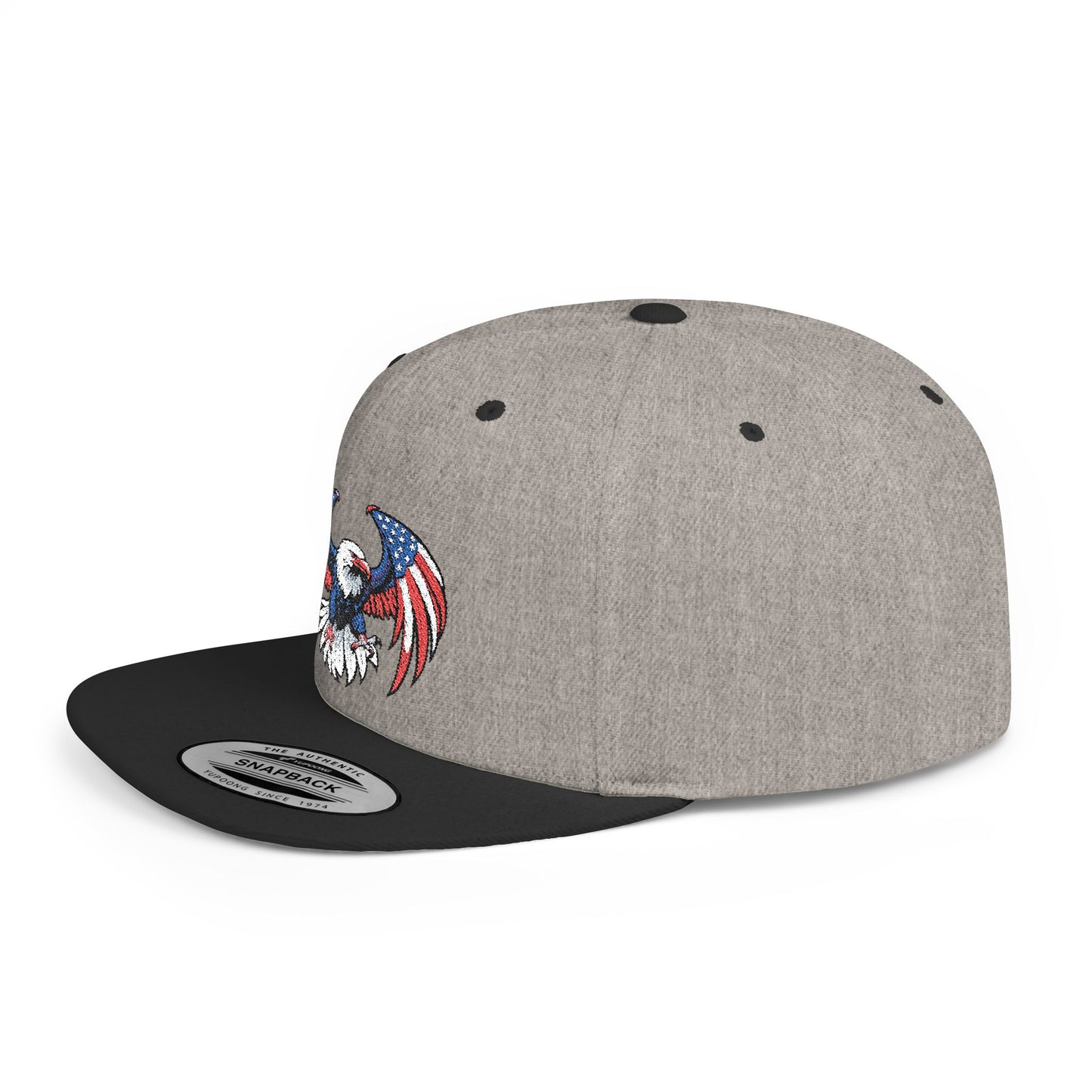 Princess Grace  Patriotic Eagle Flat Bill Snapback Hat