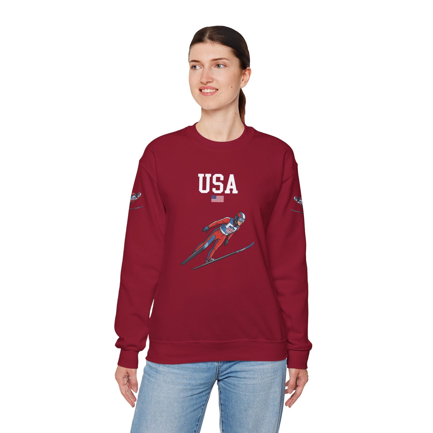 Princess Grace  TEAM USA  Unisex Heavy Blend  Crewneck Sweatshirt