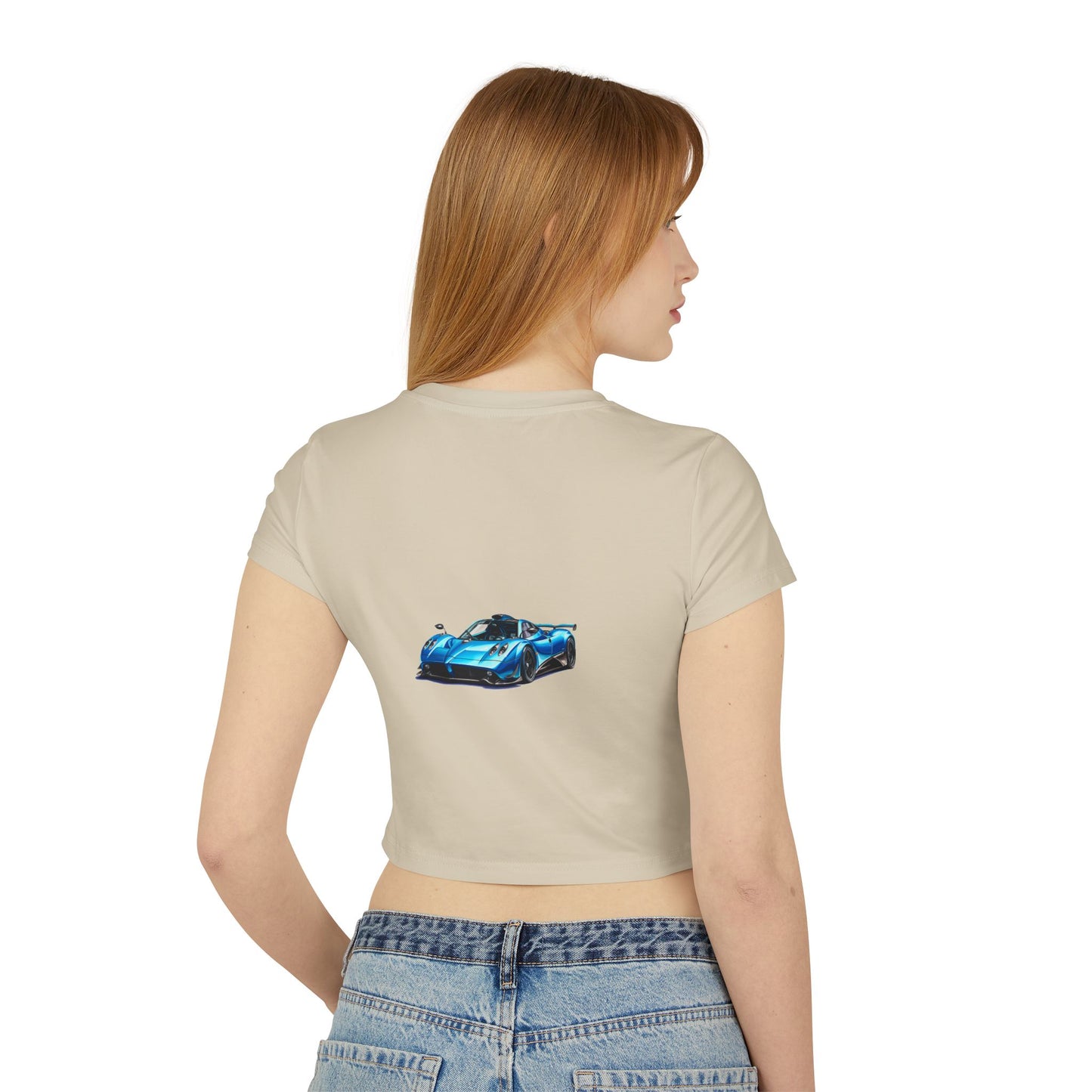 Princess Grace  Hot Wheels Women's Baby Tee Trendy Race Car Graphic T-Shirt for Car Enthusiasts