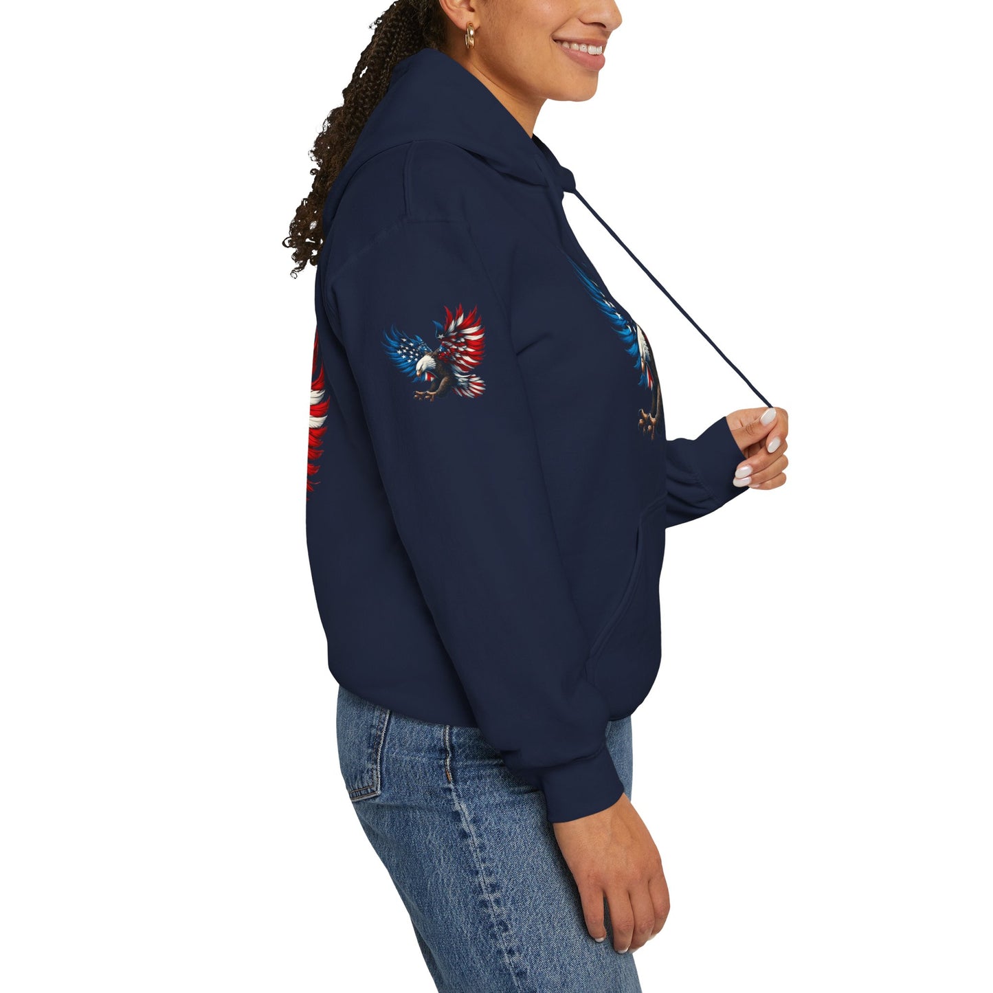 Princess Grace American Eagle Unisex Heavy Blend Hooded Sweatshirt