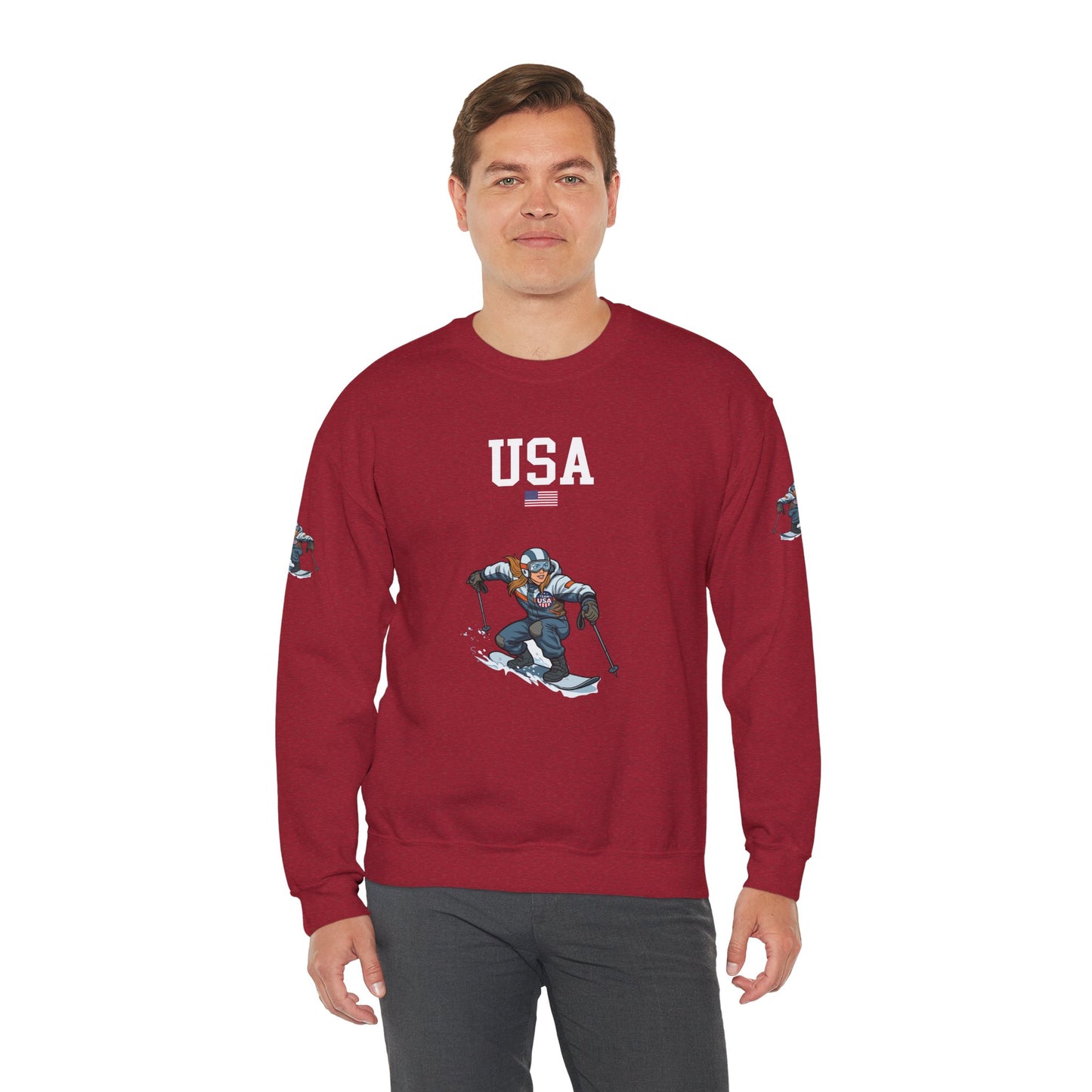 Princess Grace  TEAM USA  Unisex Heavy Blend  Crewneck Sweatshirt