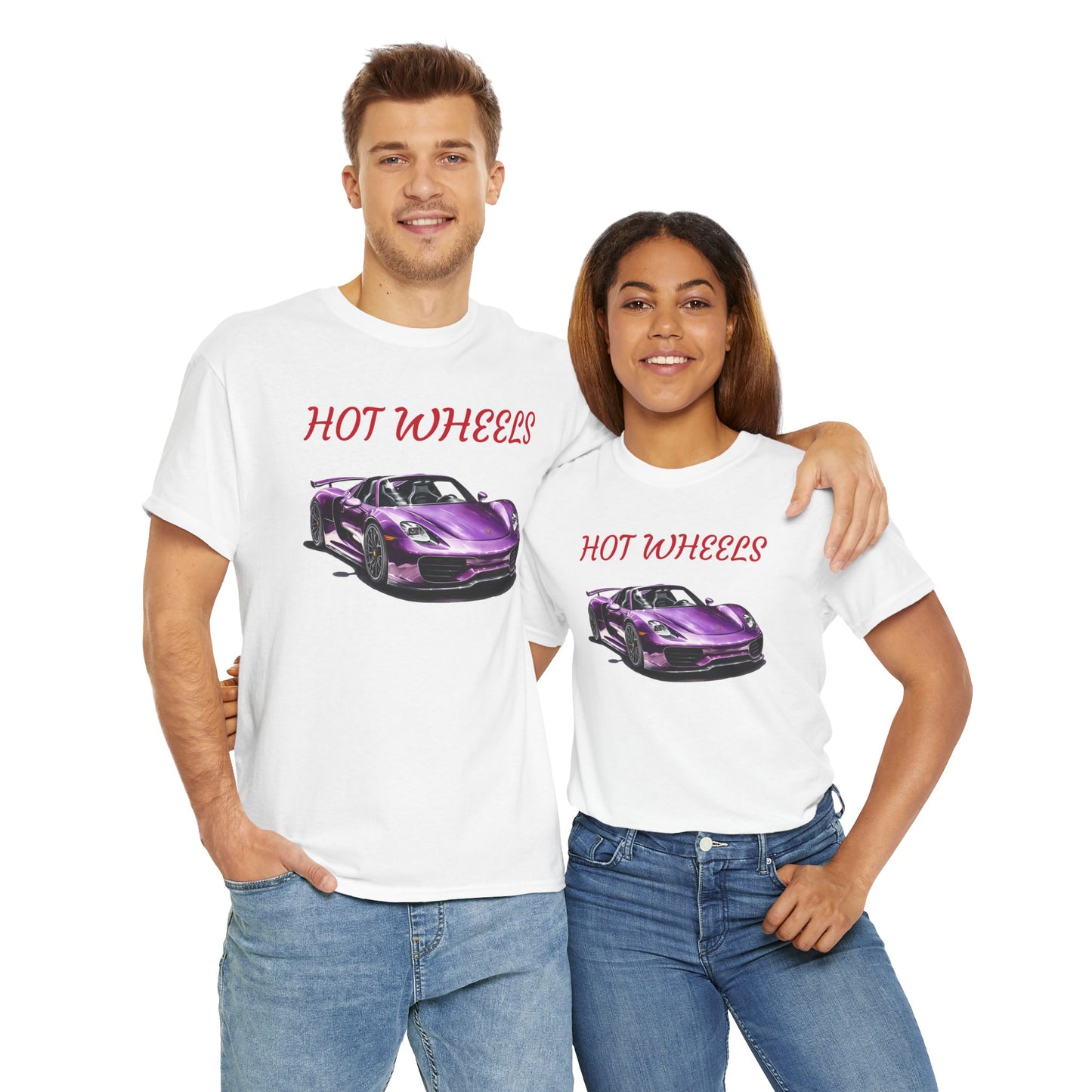 Princess Grace  Hot Wheels Unisex Heavy Cotton Tee Perfect for Car Enthusiasts