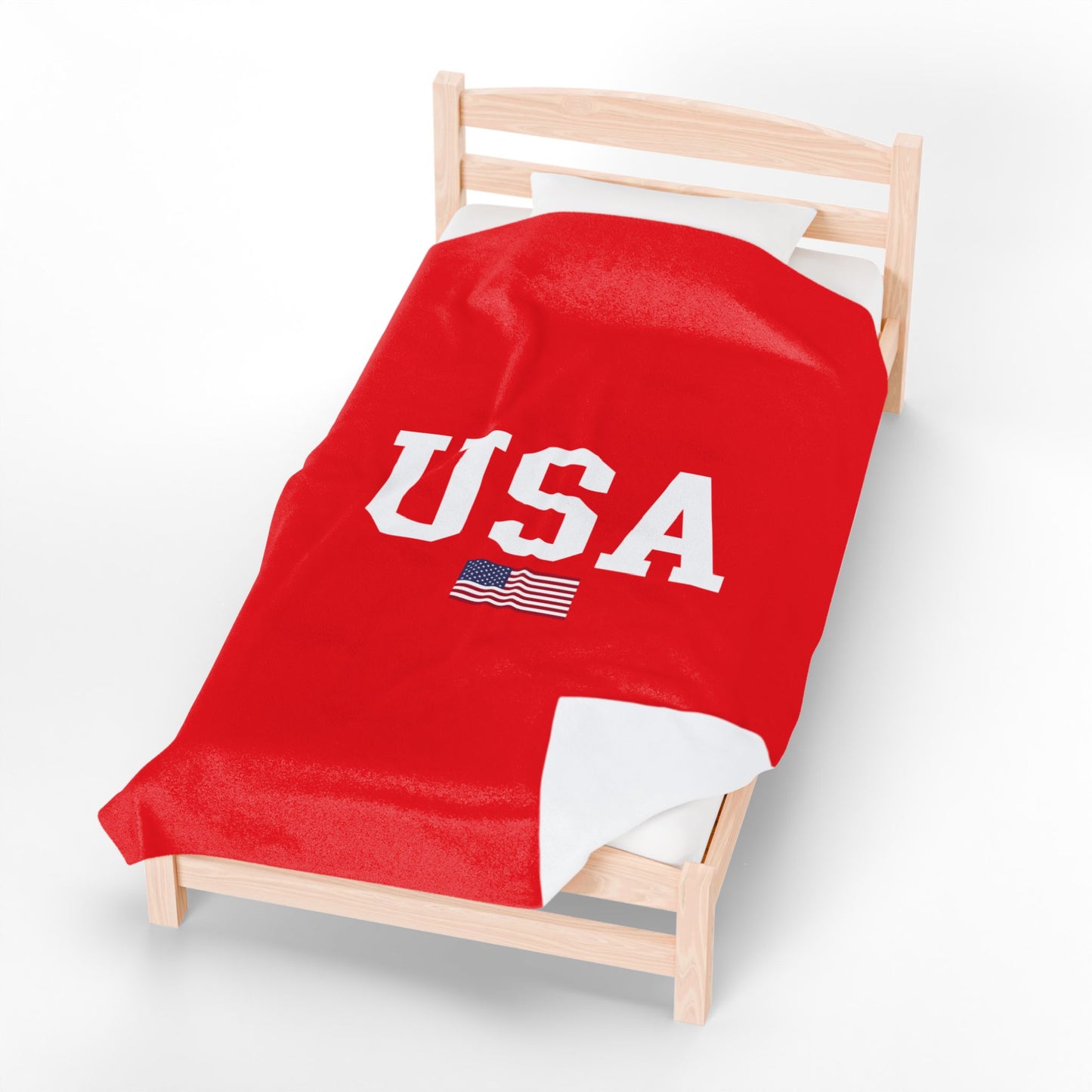 Princess Grace  TEAM USA  Velveteen Plush Blanket