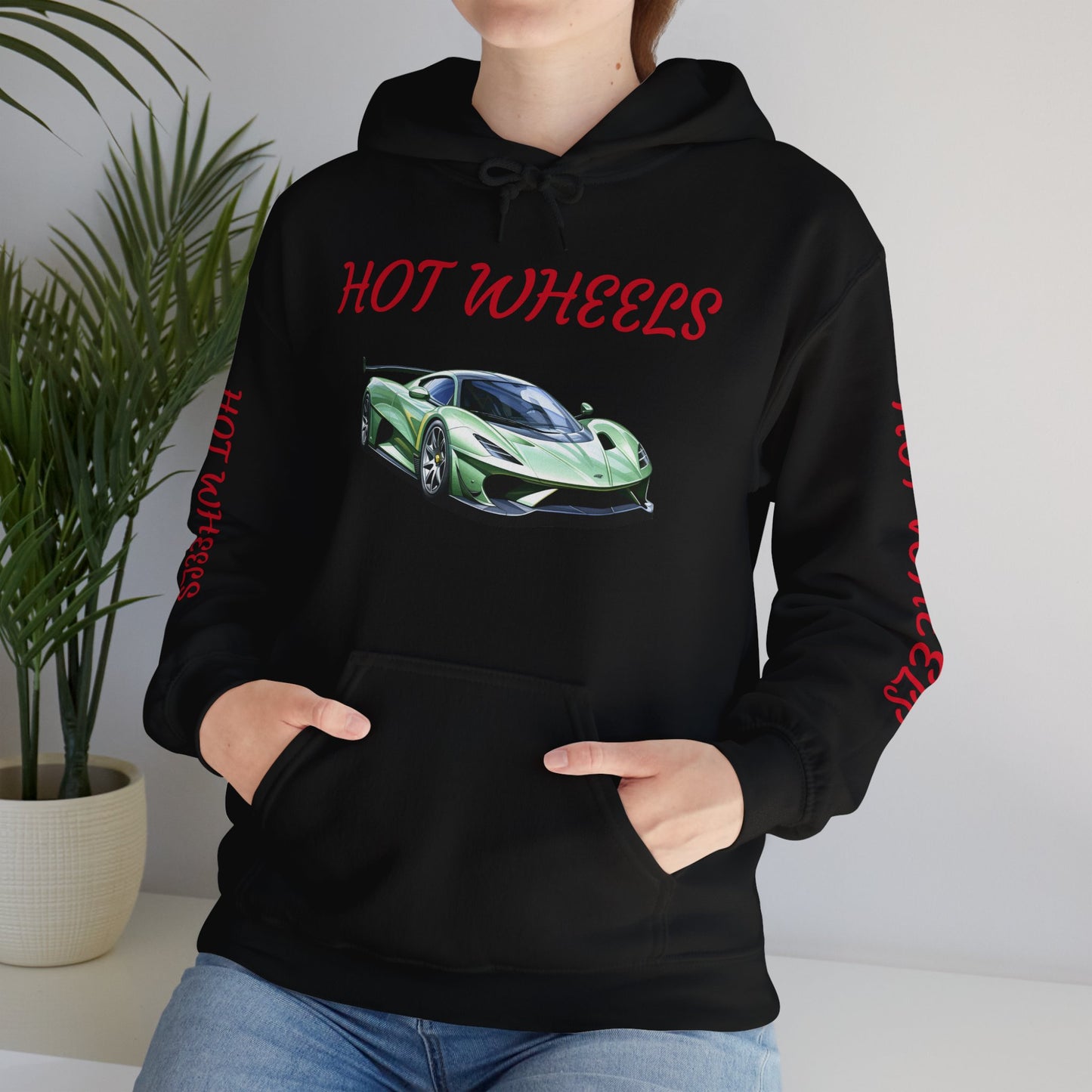 Princess Grace  Hot Wheels Unisex Hooded Sweatshirt Sports Car Lovers Collection