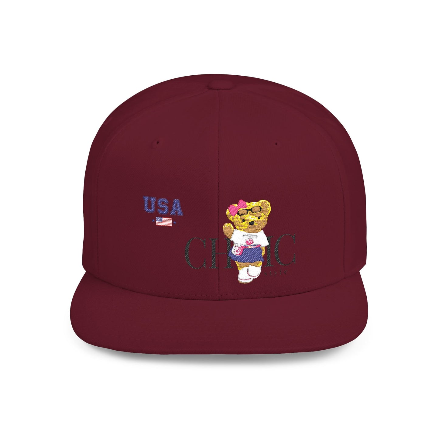 Princess Grace  TEAM USA  Flat Bill Snapback Hat