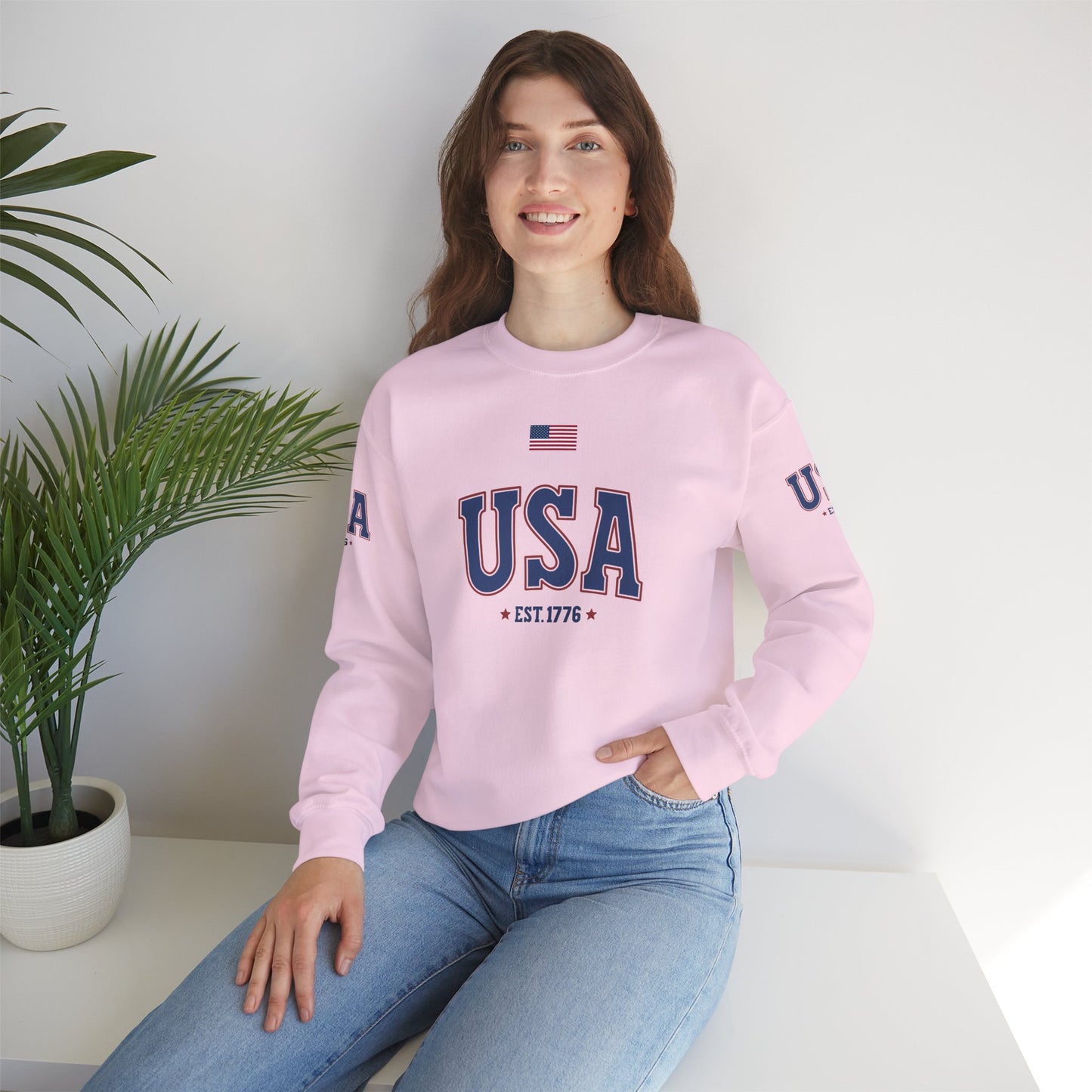 Princess Grace  TEAM USA  Unisex Heavy Blend Crewneck Sweatshirt