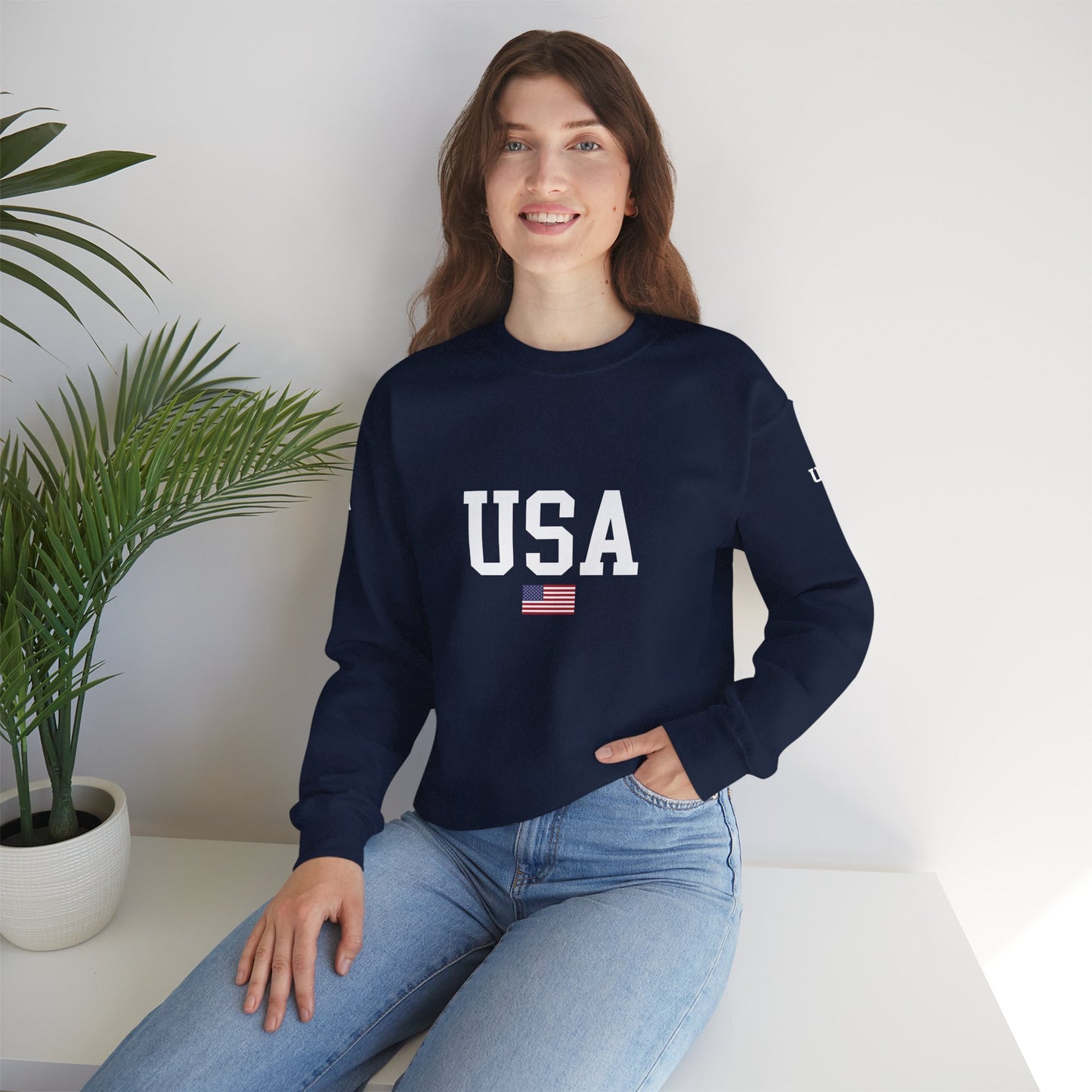 Princess Grace TEAM USA  Unisex Heavy Blend Crewneck Sweatshirt