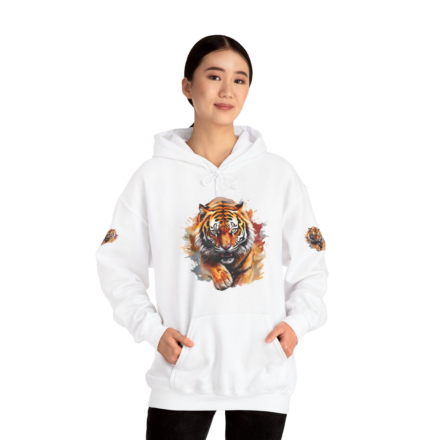 Princess Grace  Fierce Tiger Graphic Unisex Heavy Blend Hoodie