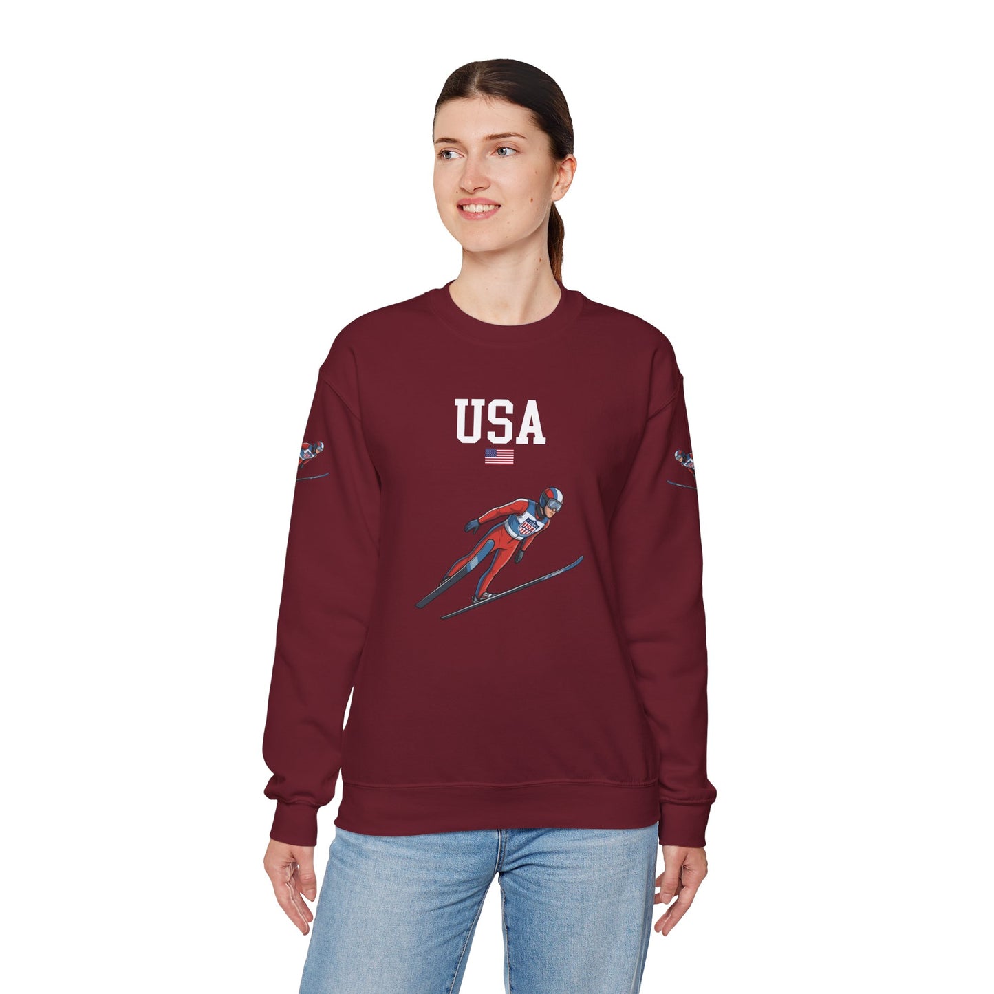 Princess Grace  TEAM USA  Unisex Heavy Blend  Crewneck Sweatshirt