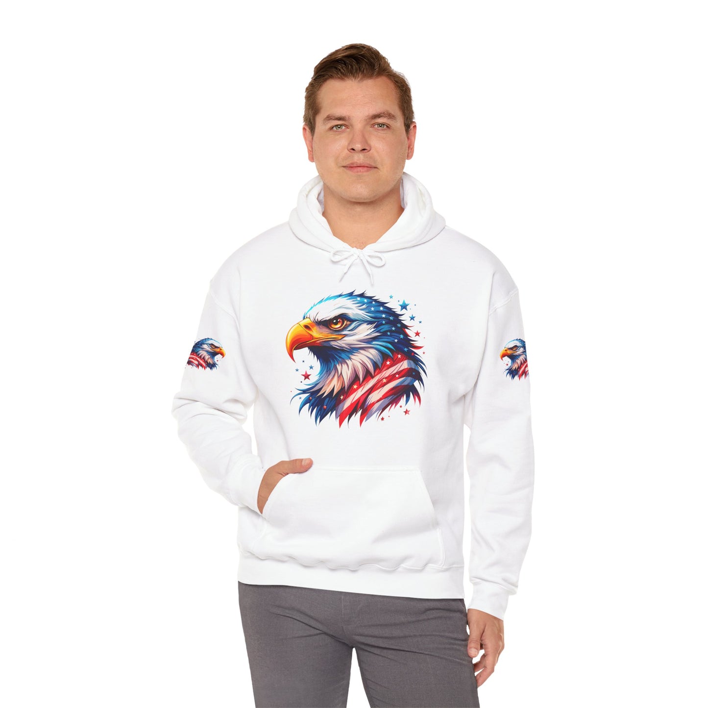 Princess Grace  American  Eagle Unisex Heavy Blend Hooded Sweatshirt