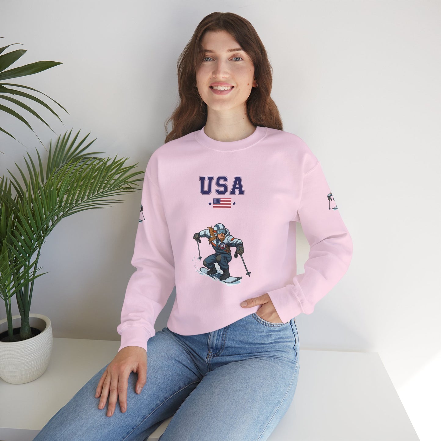 Princess Grace  TEAM USA  Unisex Heavy Blend  Crewneck Sweatshirt