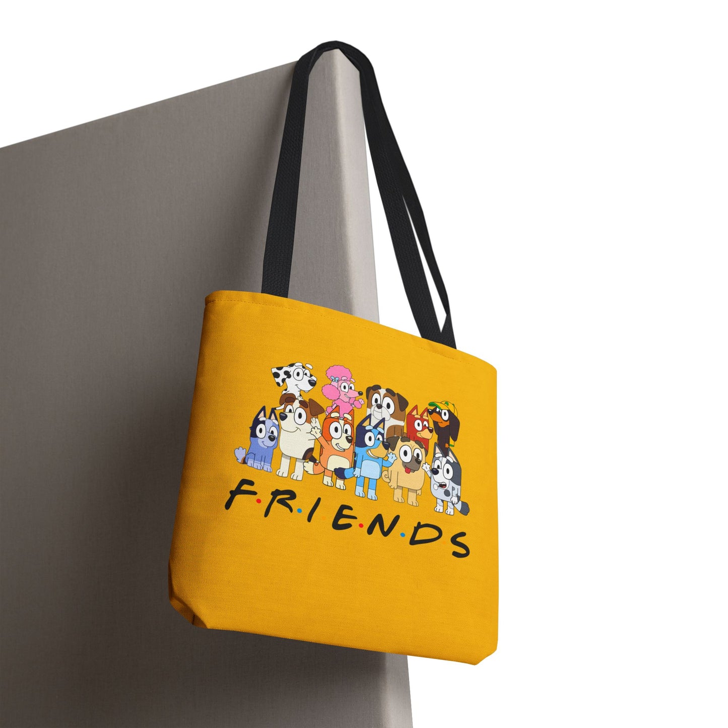 Princess Grace Bluey  Colorful Friends Tote Bag  Perfect for Dog Lovers and Casual Outings