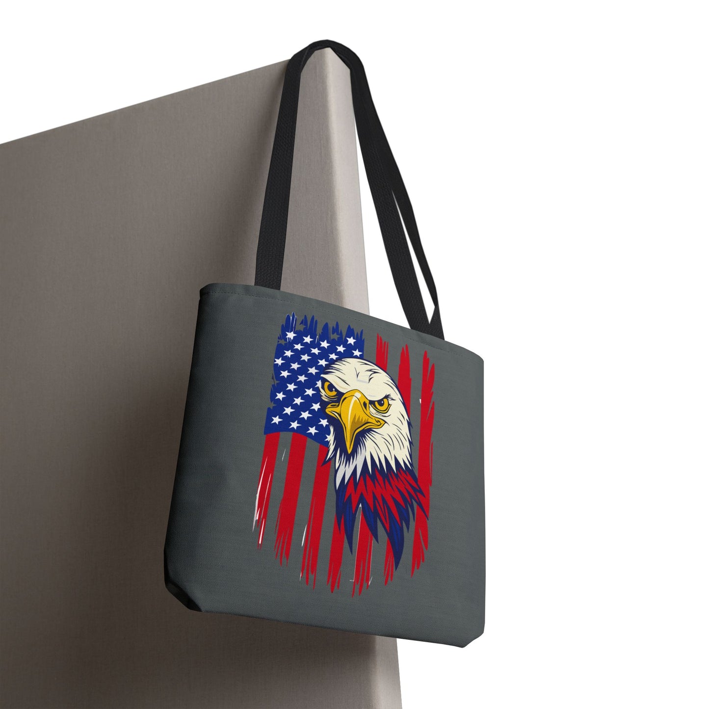 Princess Grace  Patriotic Eagle Tote Bag  American Flag Design