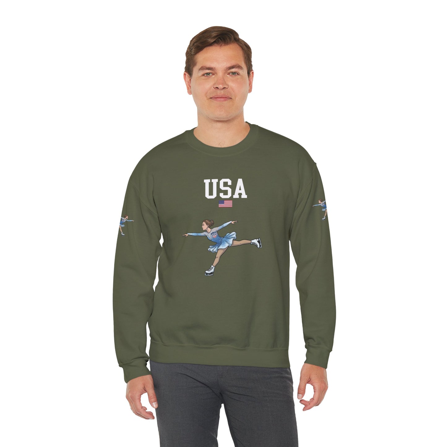 Princess Grace  TEAM USA  Unisex Heavy Blend  Crewneck Sweatshirt