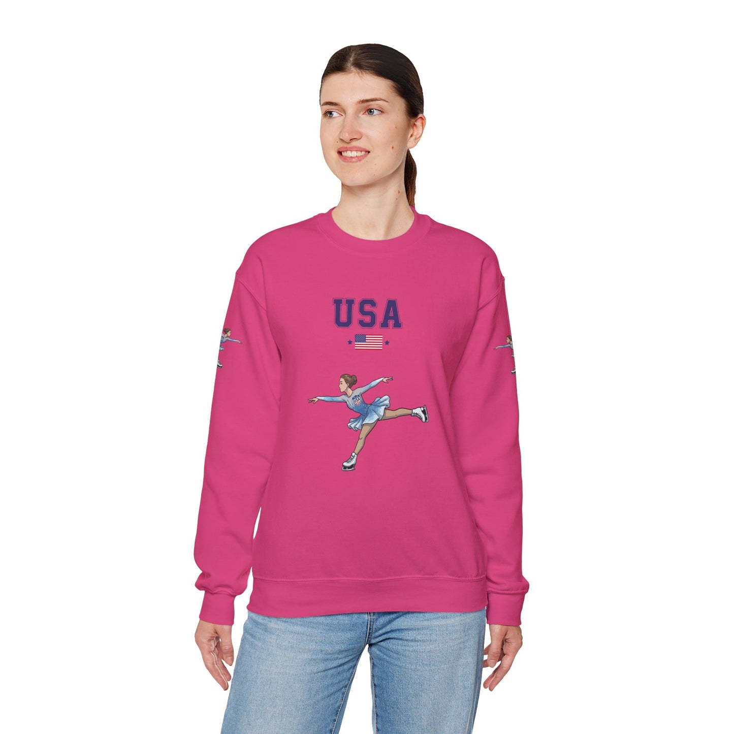 Princess Grace  TEAM USA  Unisex Heavy Blend  Crewneck Sweatshirt