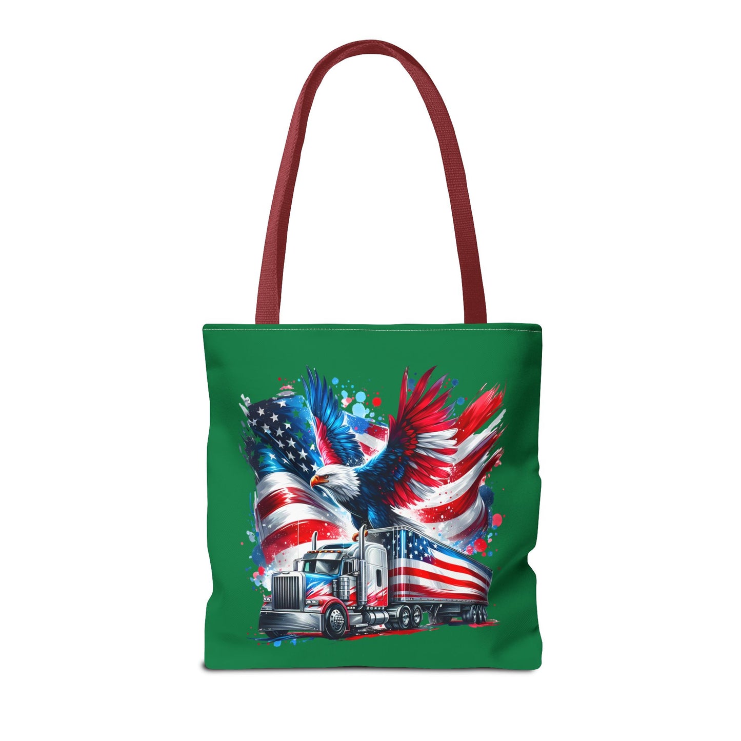 Princess Grace  Patriotic Eagle Truck Tote Bag Celebrate Freedom and Adventure