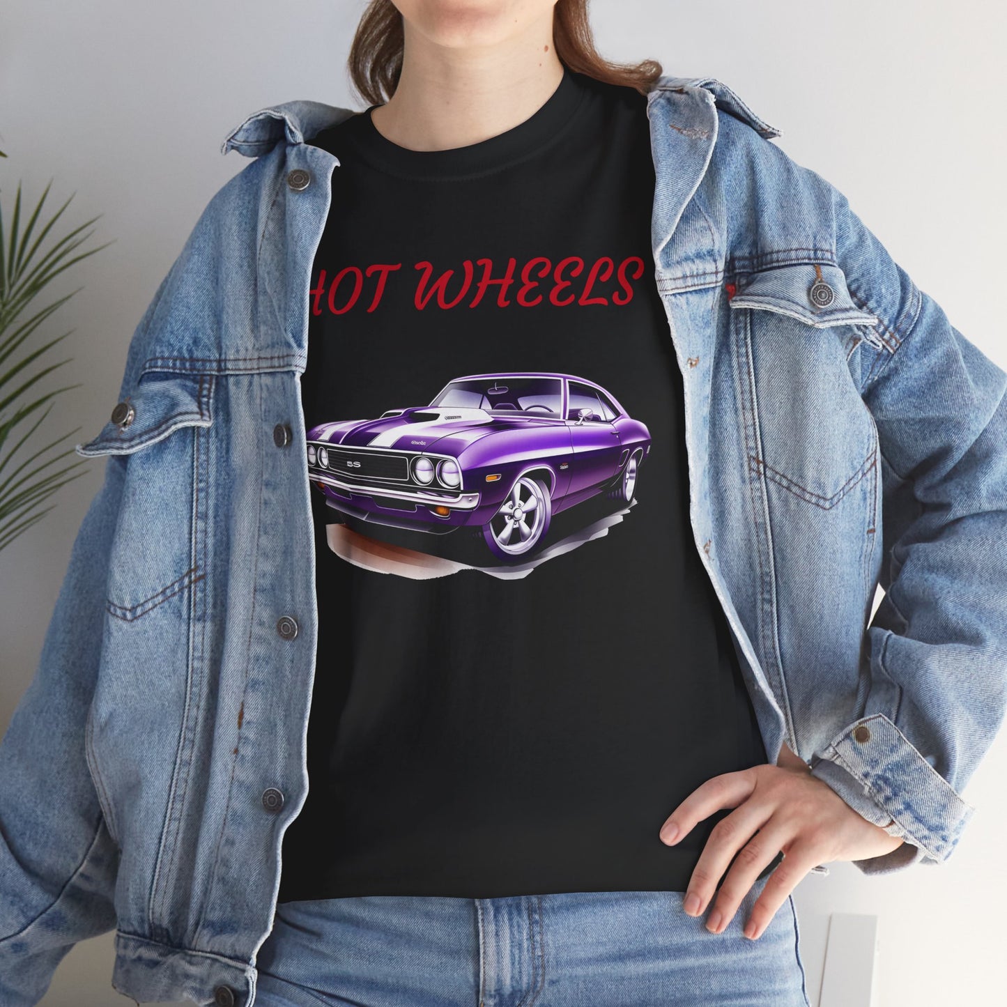 Princess Grace Hot Wheels Unisex Heavy Cotton Tee Vintage Car Graphic T-Shirt for Classic Car Lovers