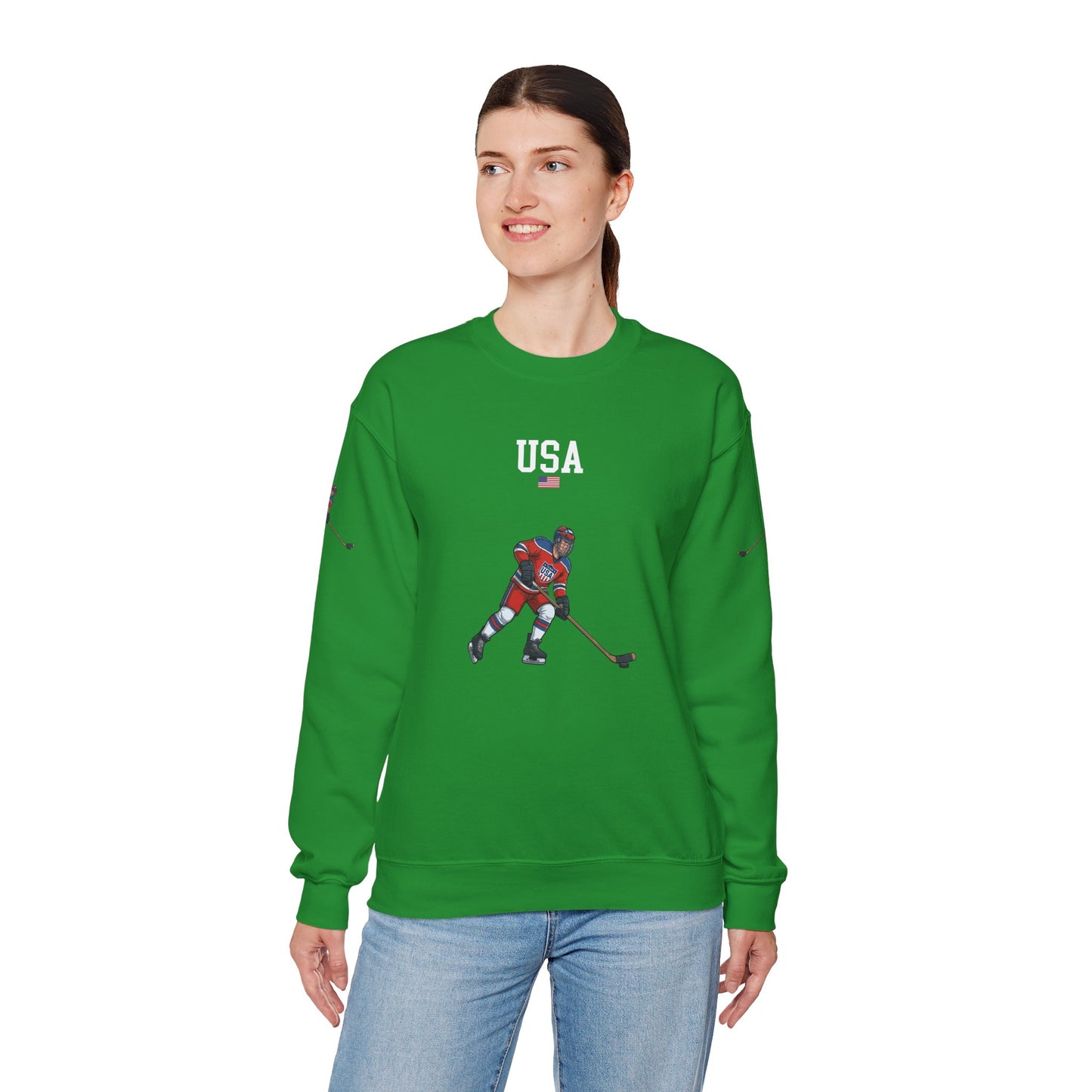 Princess Grace  TEAM USA  Unisex Heavy Blend  Crewneck Sweatshirt