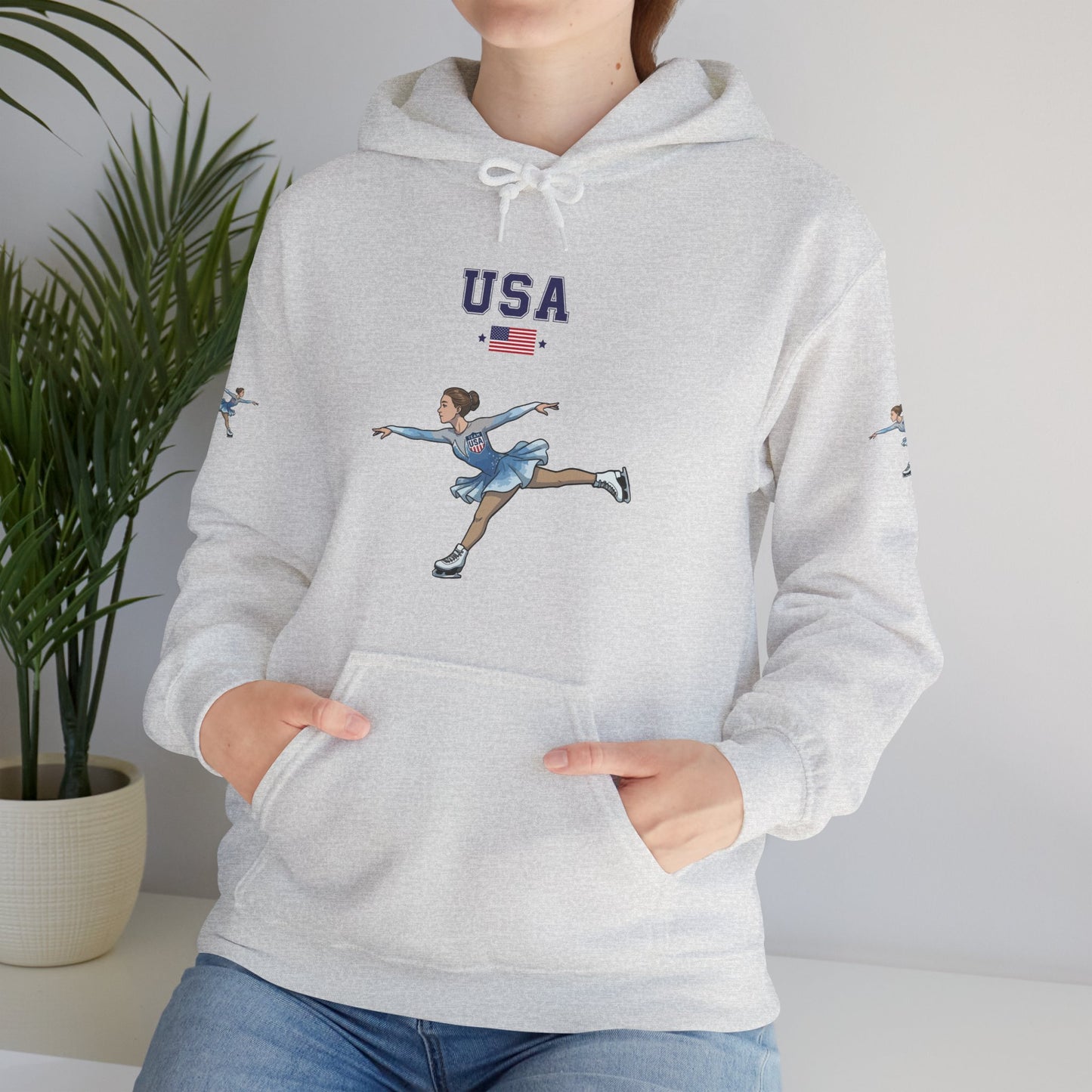 Princess Grace  TEAM USA  Unisex Heavy Blend Hooded Sweatshirt